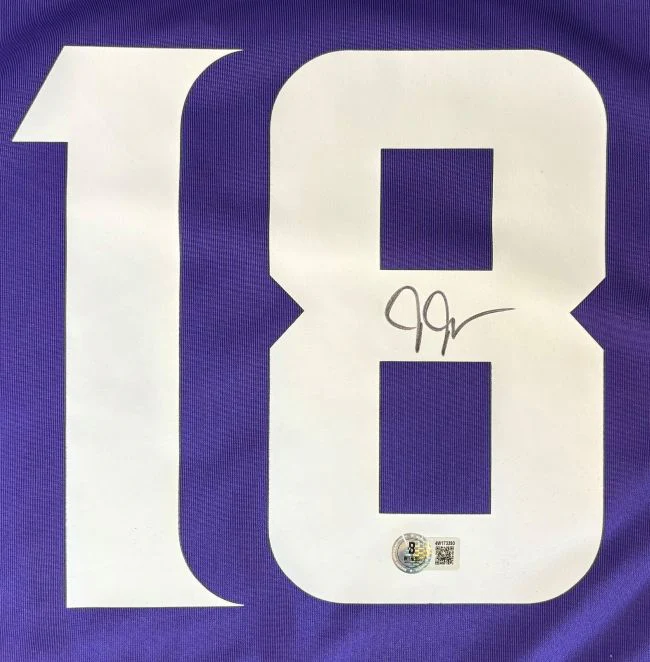 Justin Jefferson Signed Minnesota Vikings Nike Game Jersey BAS - Image 2