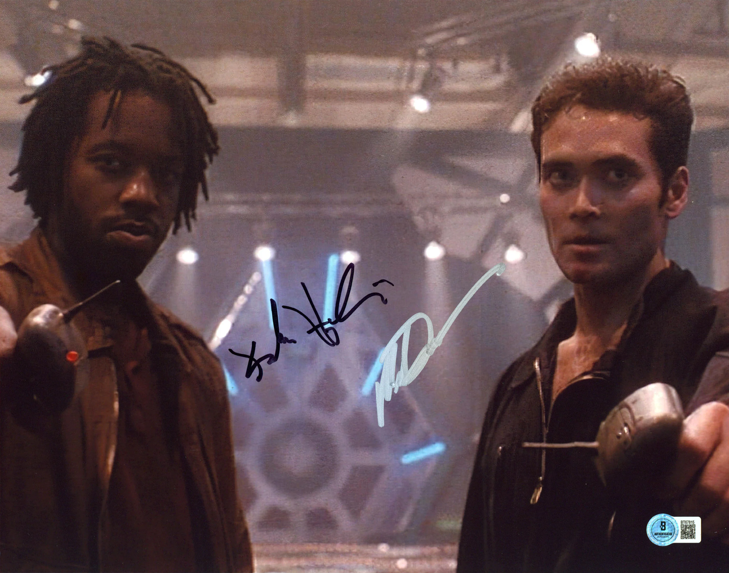 Kadeem Hardison & Mark Dacascos Drive Authentic Signed 11x14 Photo BAS #BT67815 - Image 2