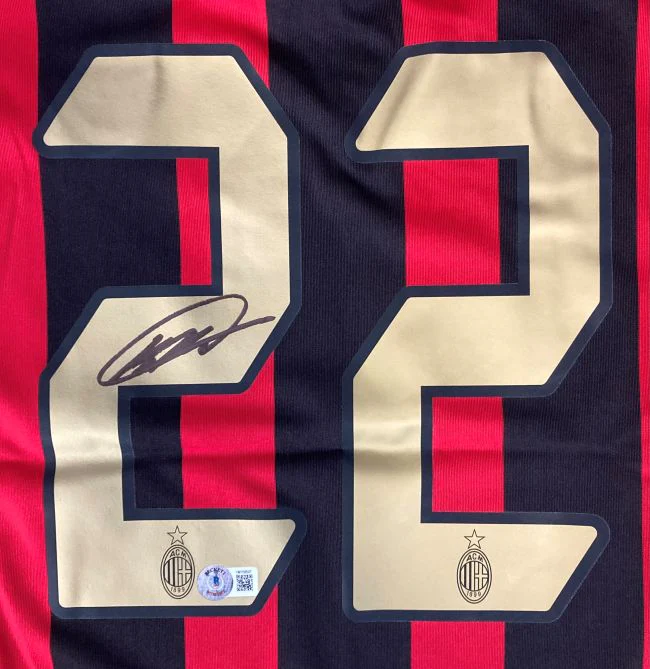 Kaka Signed AC Milan Red Adidas Soccer Jersey BAS - Image 2