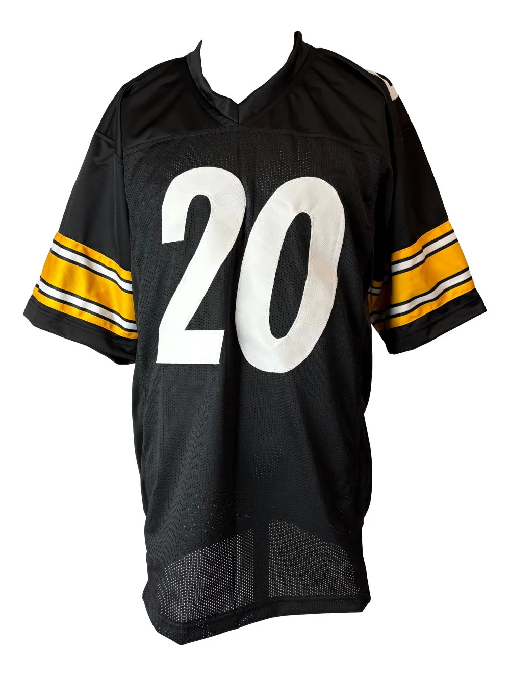Kaleb Johnson Pittsburgh Signed Black Football Jersey BAS - Image 2