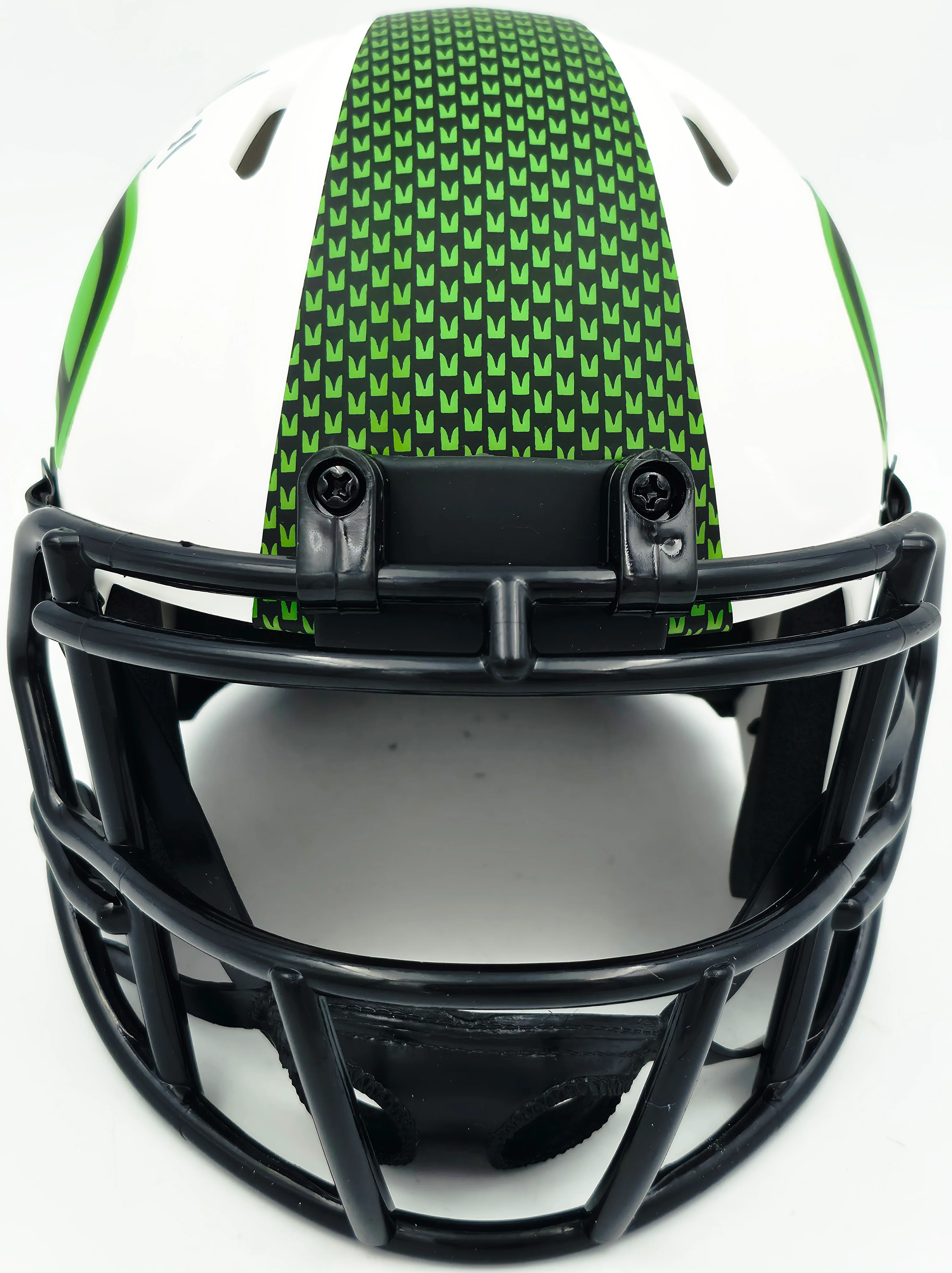 Kam Chancellor Autographed Seattle Seahawks Lunar Eclipse White Speed Mini Helmet Beckett BAS Witness Stock #259856 - Image 3