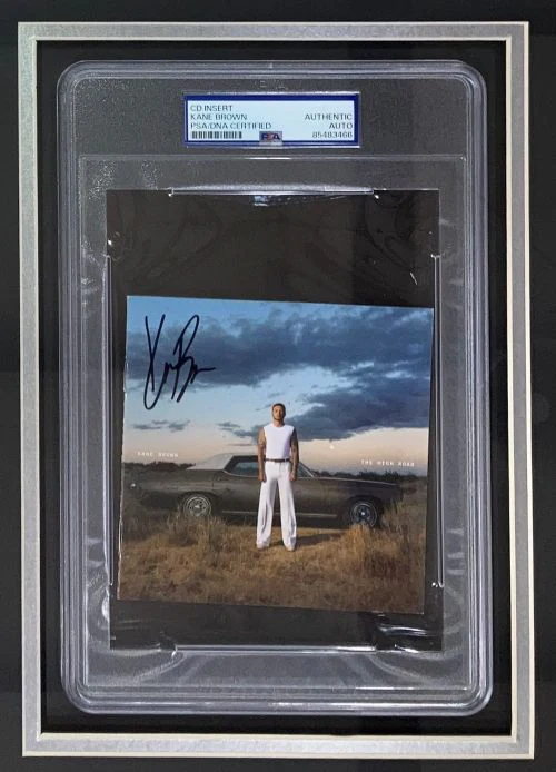 Kane Brown Signed Framed The High Road CD Booklet w/ 11x14 Photo PSA - Image 2