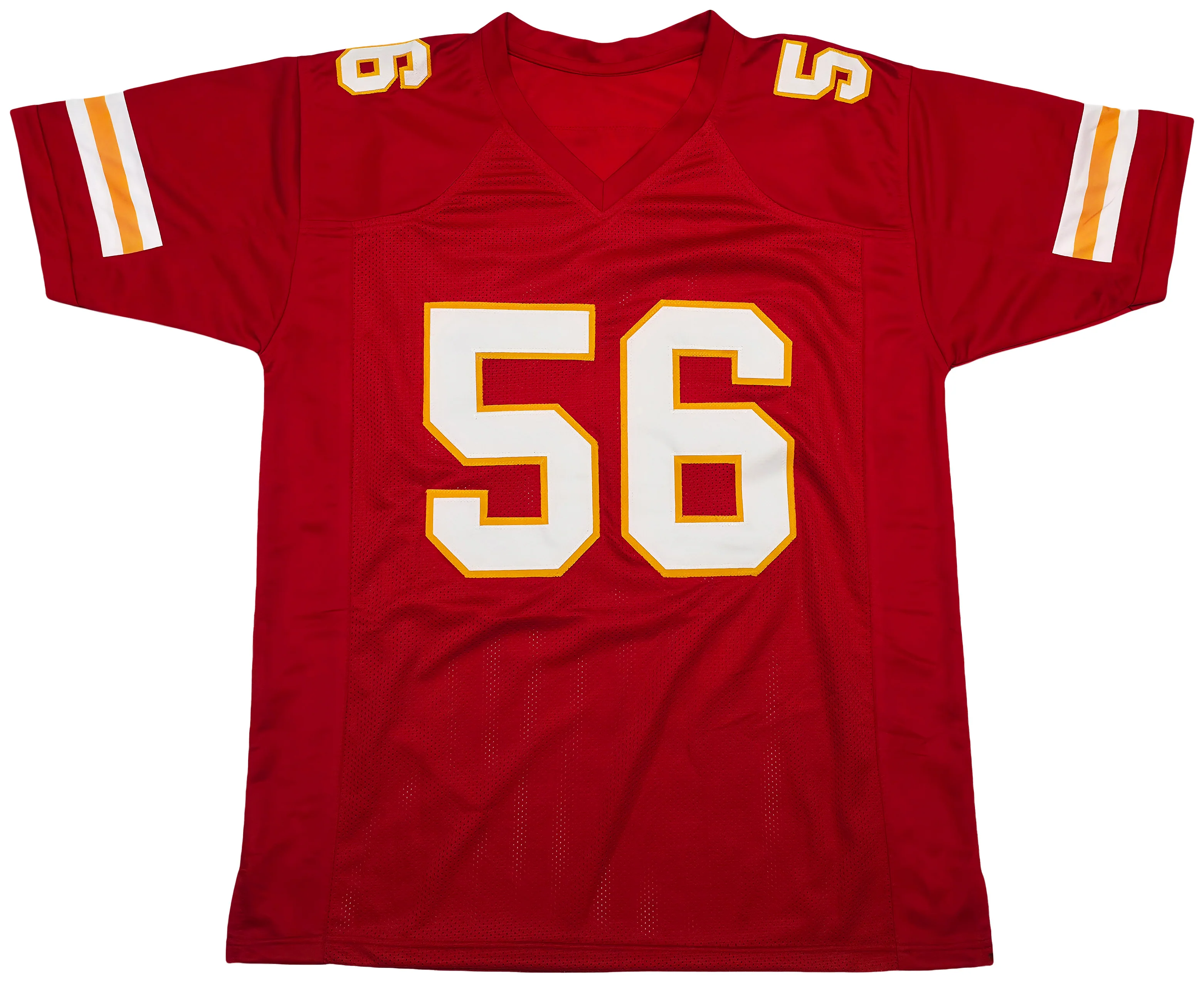 Kansas City Chiefs Derrick Johnson Autographed Red Jersey Beckett BAS QR Stock #253405 - Image 5