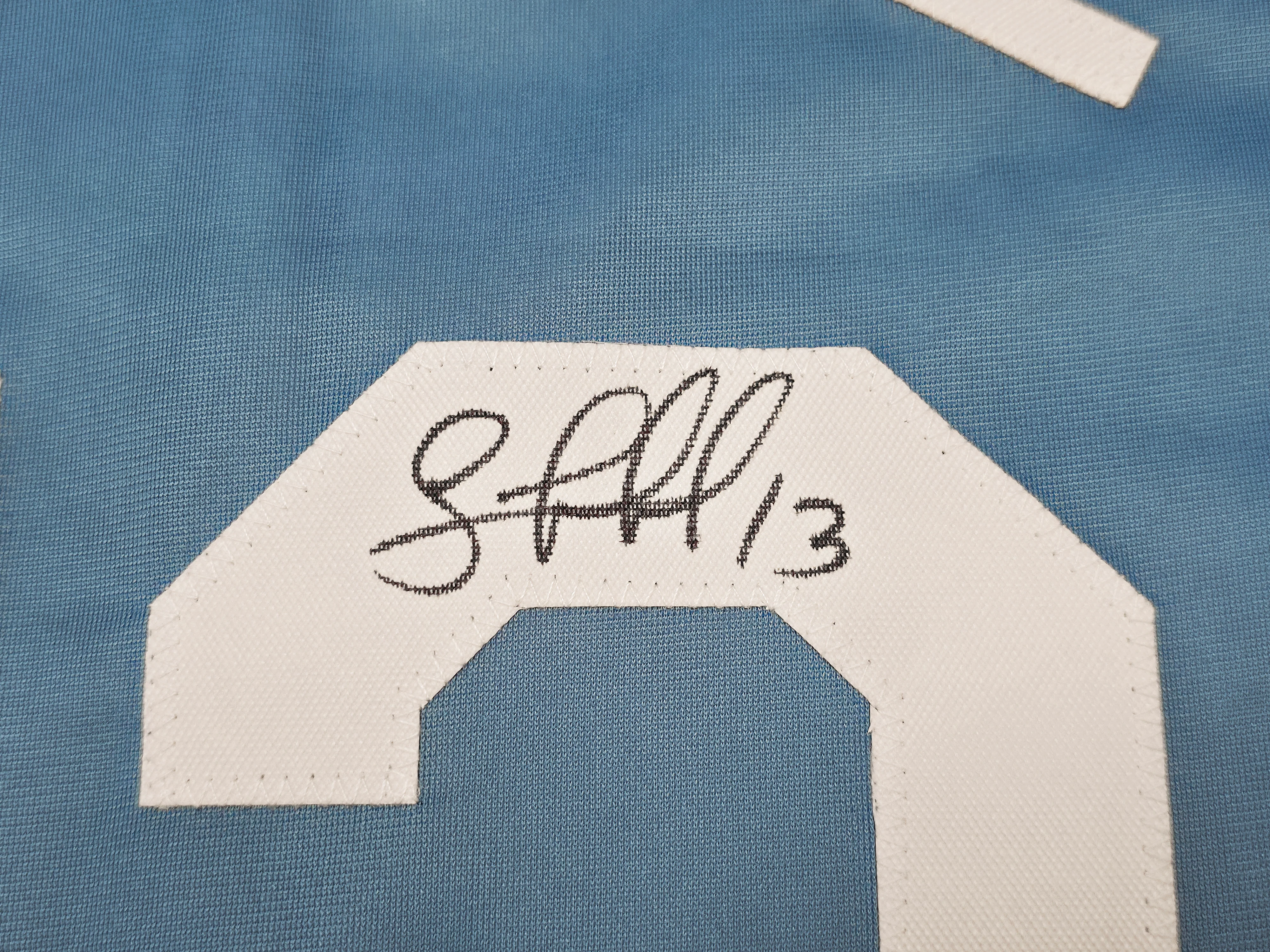 Kansas City Royals Salvador Perez Autographed Baby Blue Jersey Beckett BAS Witness Stock #241644 - Image 4