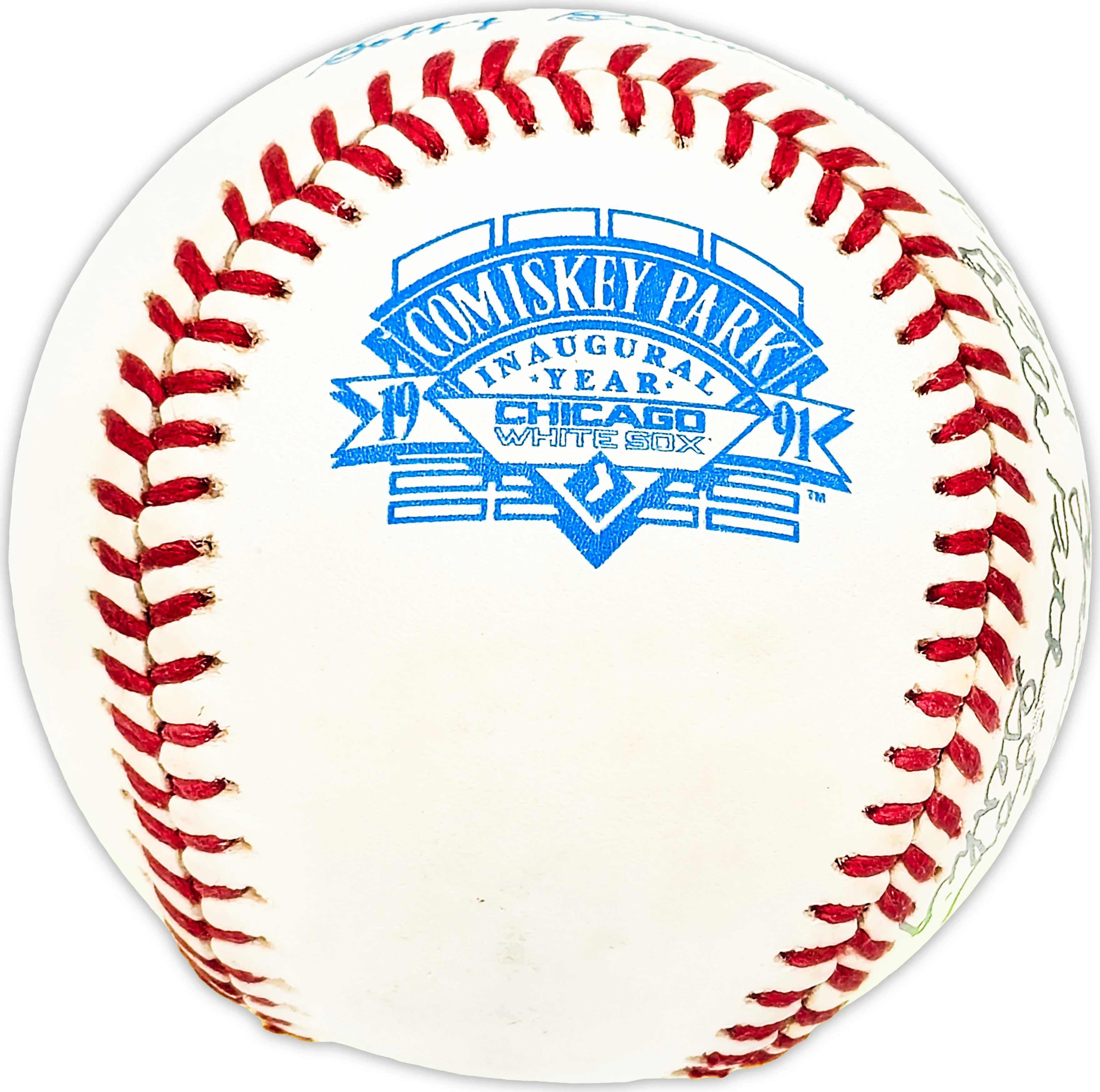 Karl Swanson Autographed Official Comiskey Park AL Baseball Chicago White Sox "1928-29-30 Played against Babe Ruth & Lou Gehrig" Beckett BAS QR #BM25632 - Image 3