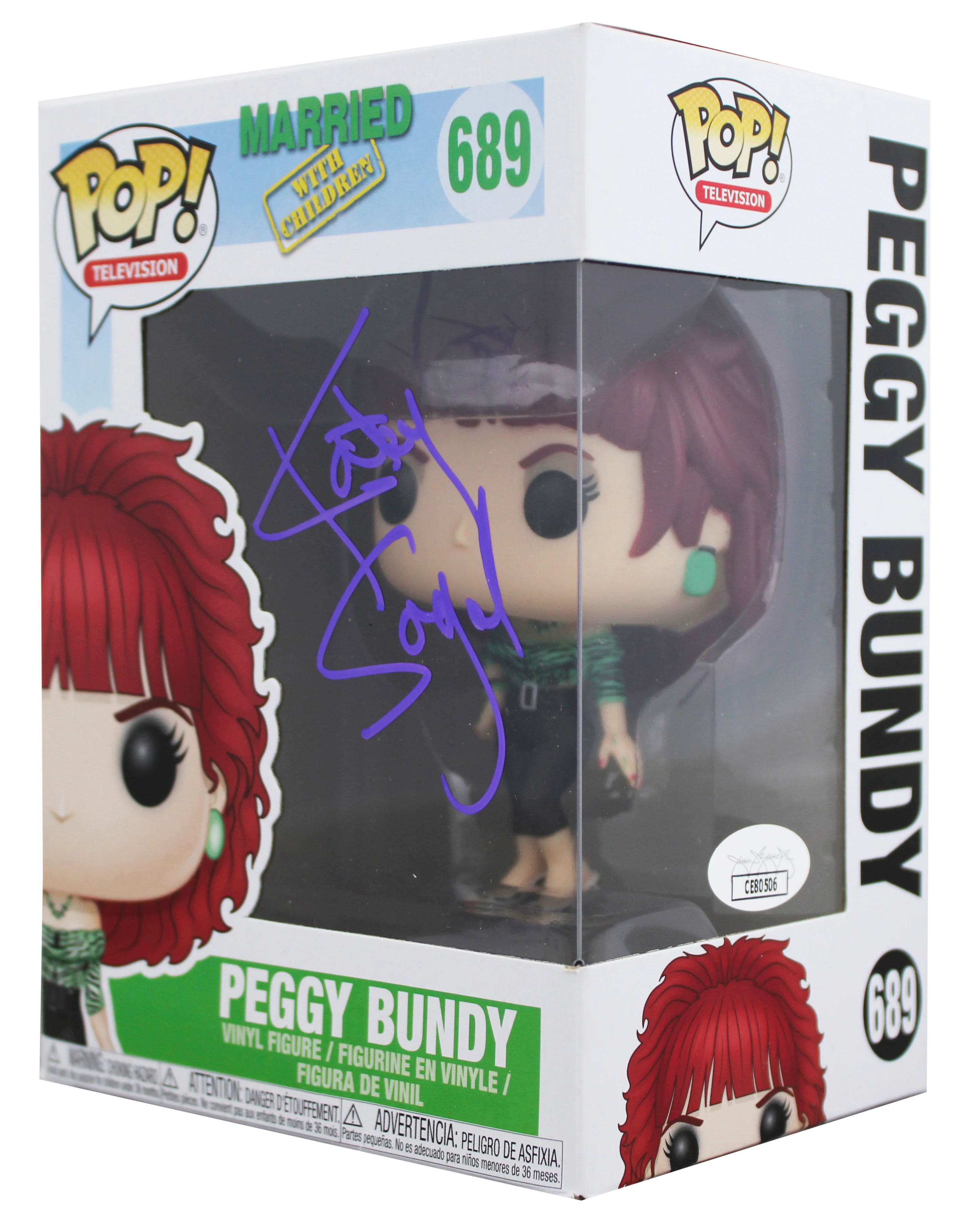 Katey Sagal Married W/ Children Signed Peggy #689 Funko Pop Figure JSA #CE80506 - Image 3