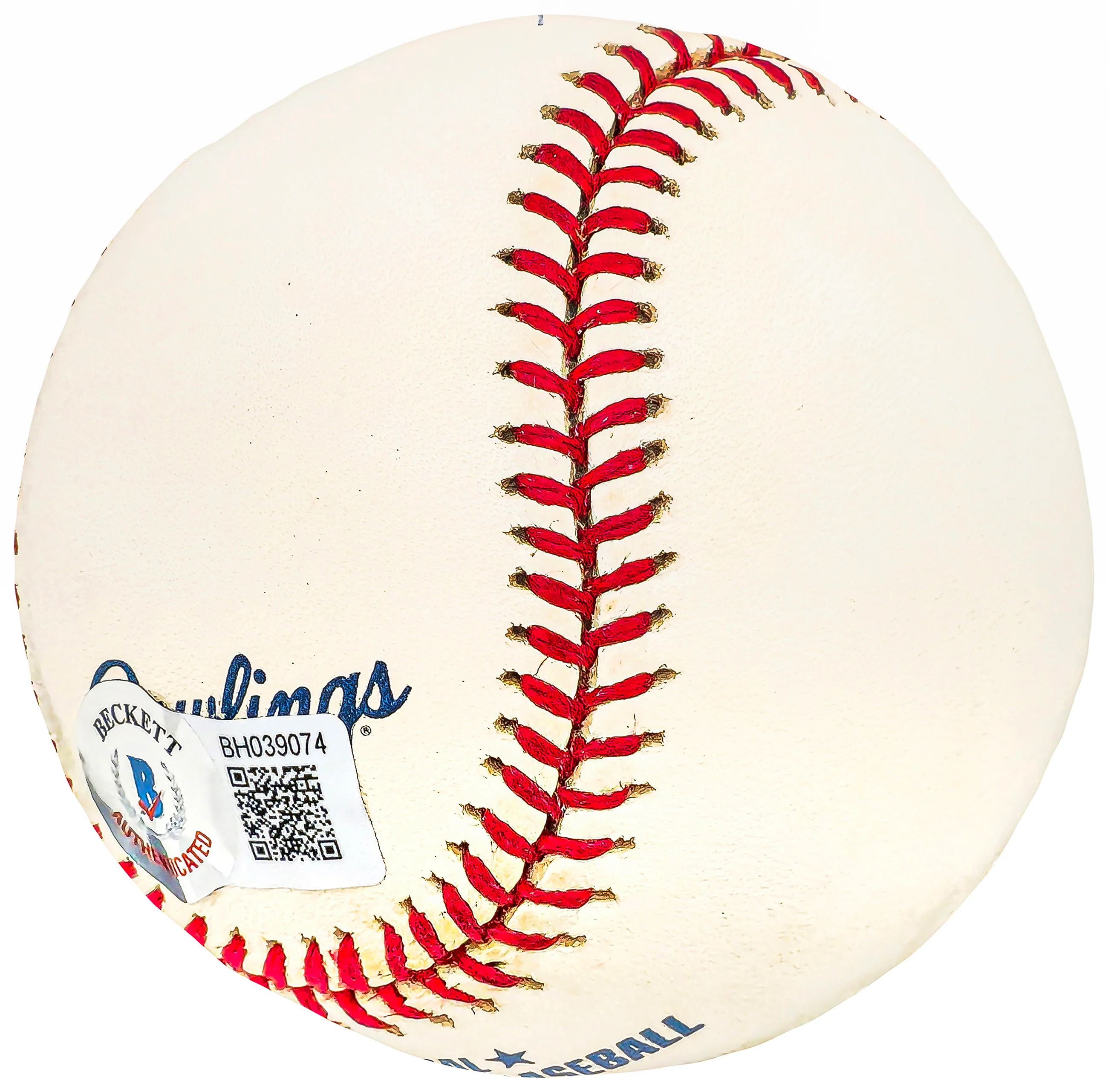 Kazuhiro Sasaki Autographed Official MLB Baseball Seattle Mariners Beckett BAS QR #BH039074 - Image 3