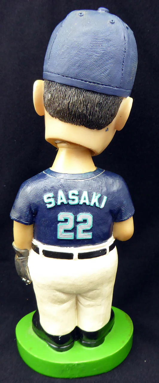Kazuhiro Sasaki Autographed Seattle Mariners Bobblehead Beckett BAS #I11625 - Image 4