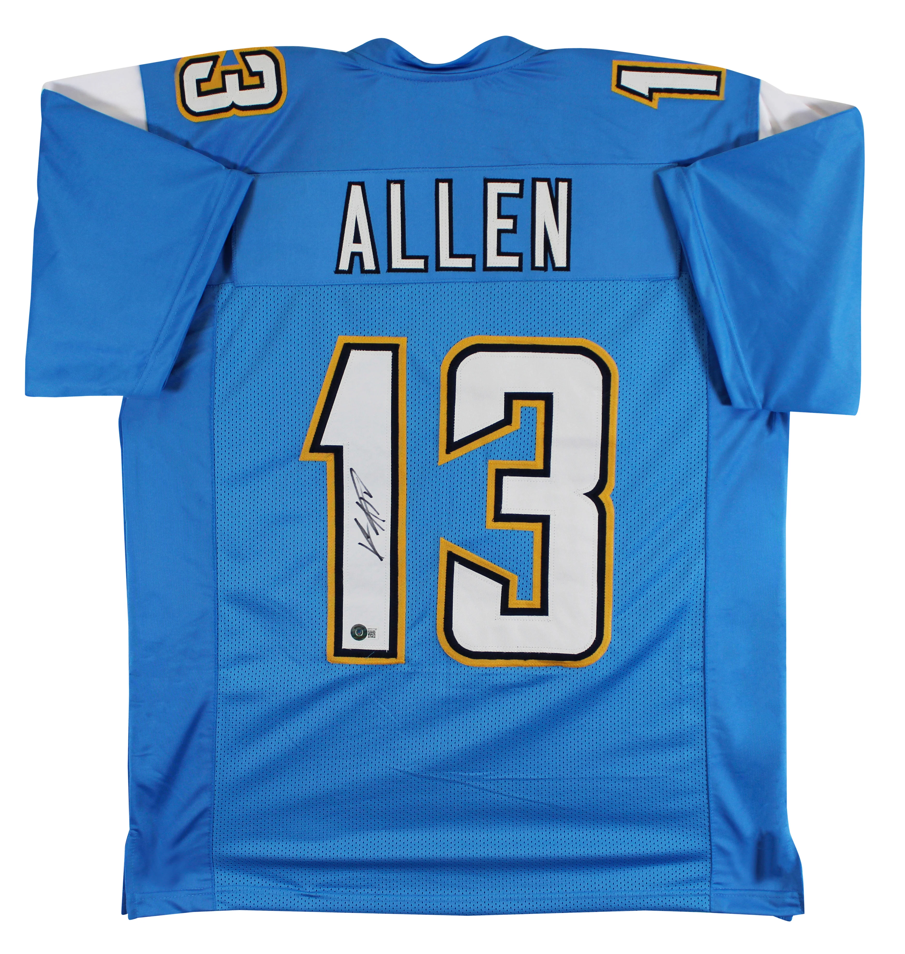 Keenan Allen Authentic Signed Powder Blue Pro Style Jersey BAS Witnessed - Image 2