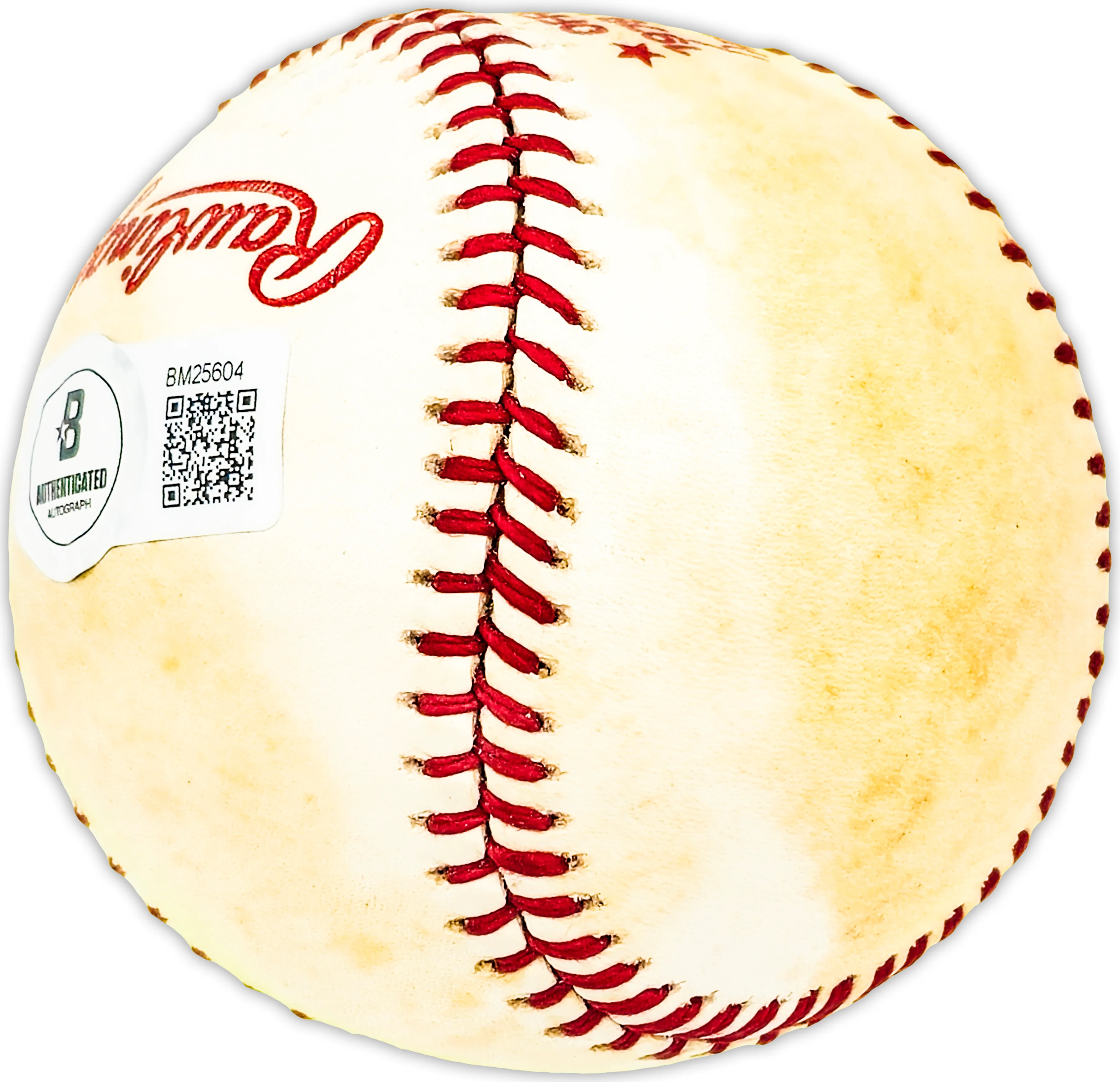 Ken Clay Autographed Official 1978 World Series Logo MLB Baseball New York Yankees "77078 World Series Champs" Beckett BAS QR #BM25604 - Image 4