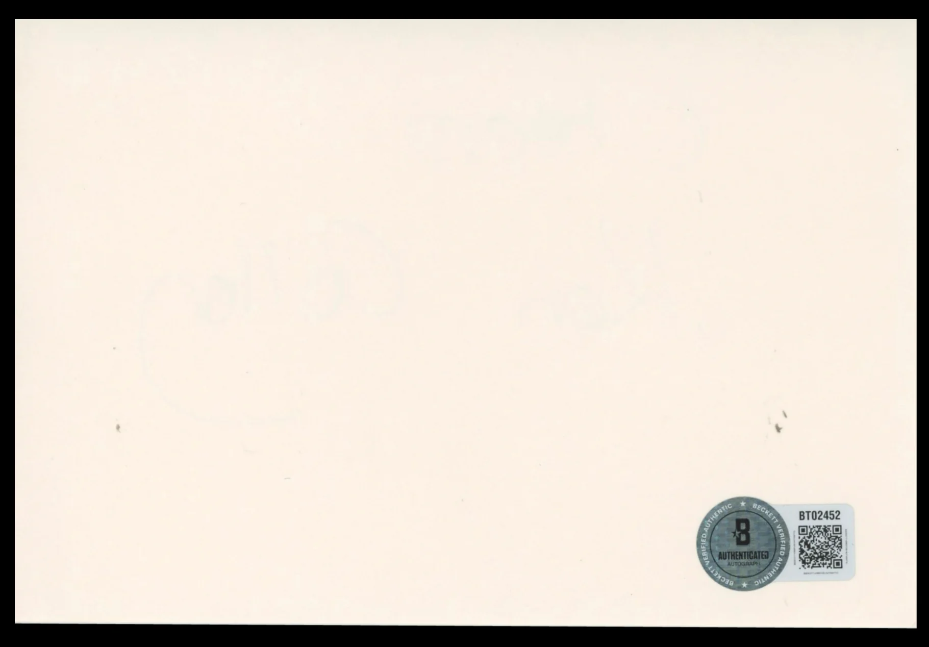 Ken Colley Star Wars Cheers Authentic Signed 4x6 Index Card BAS #BT02452 - Image 3