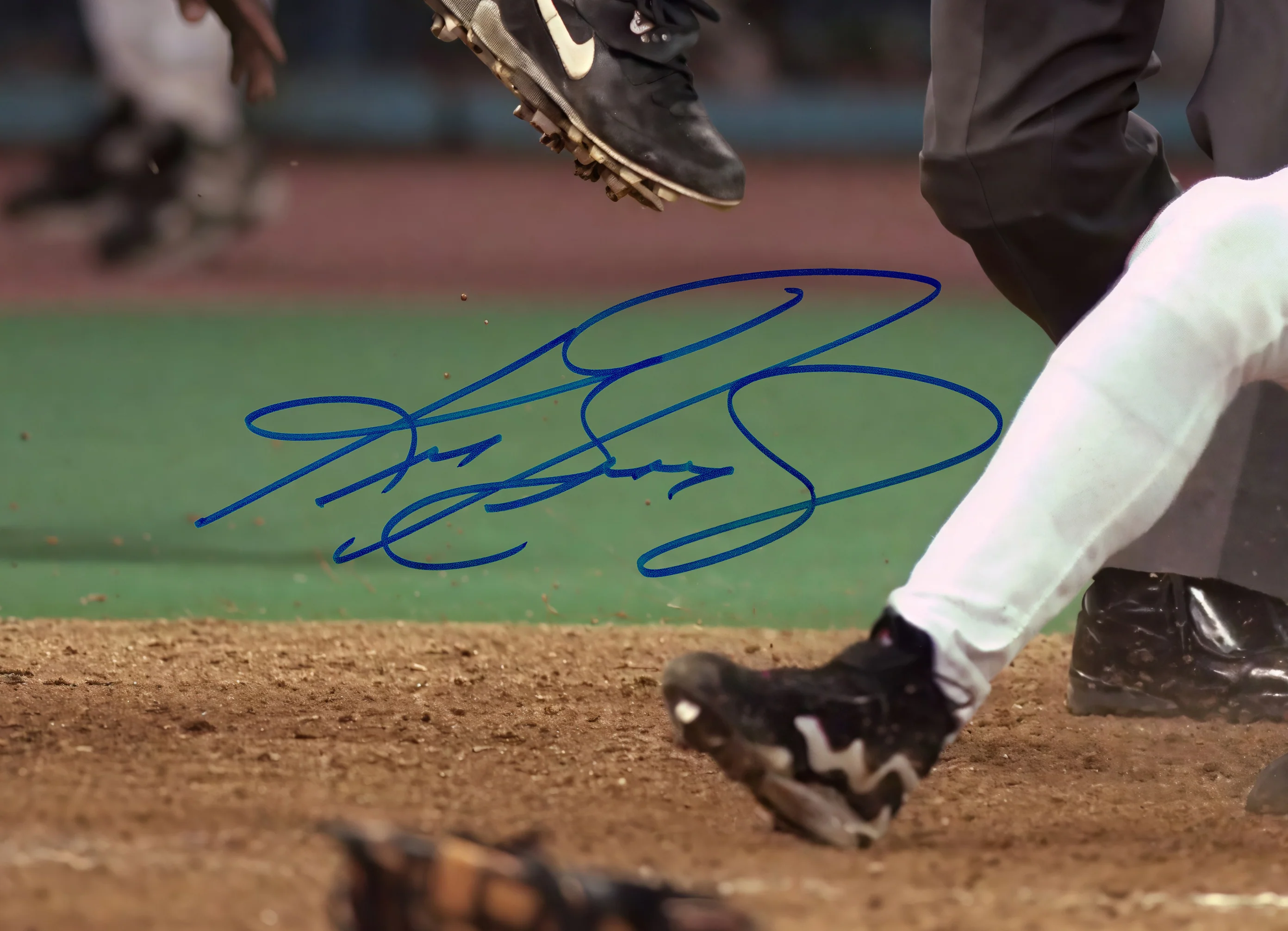 Ken Griffey Jr. Autographed 16x20 Photo Seattle Mariners "The Dogpile" Beckett BAS Witness Stock #262147 - Image 2