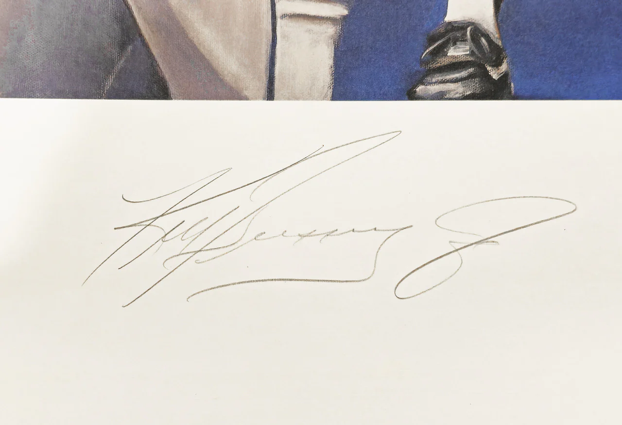 Ken Griffey Jr. Autographed 21x30 Lithograph Photo Seattle Mariners #253/295 Beckett BAS QR #BP55379 - Image 3