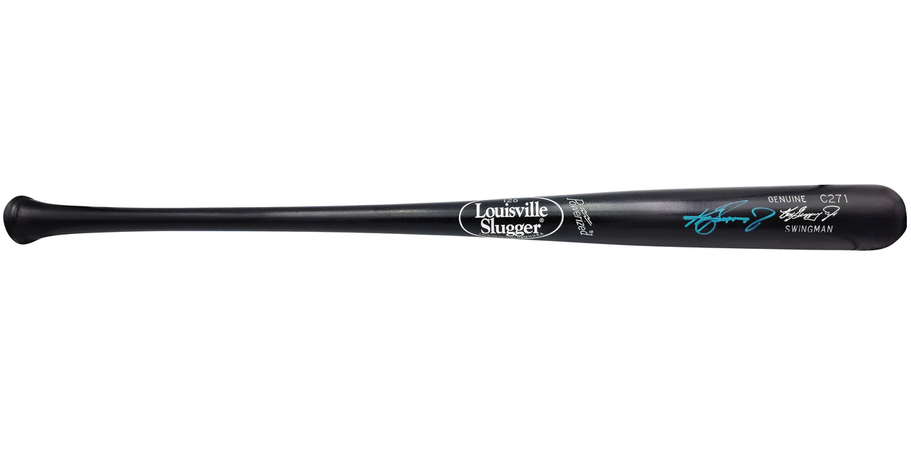 Ken Griffey Jr. Autographed Black Louisville Slugger Player Model C271 Swingman Baseball Bat Seattle Mariners Beckett BAS Witness Stock #234590 - Image 3