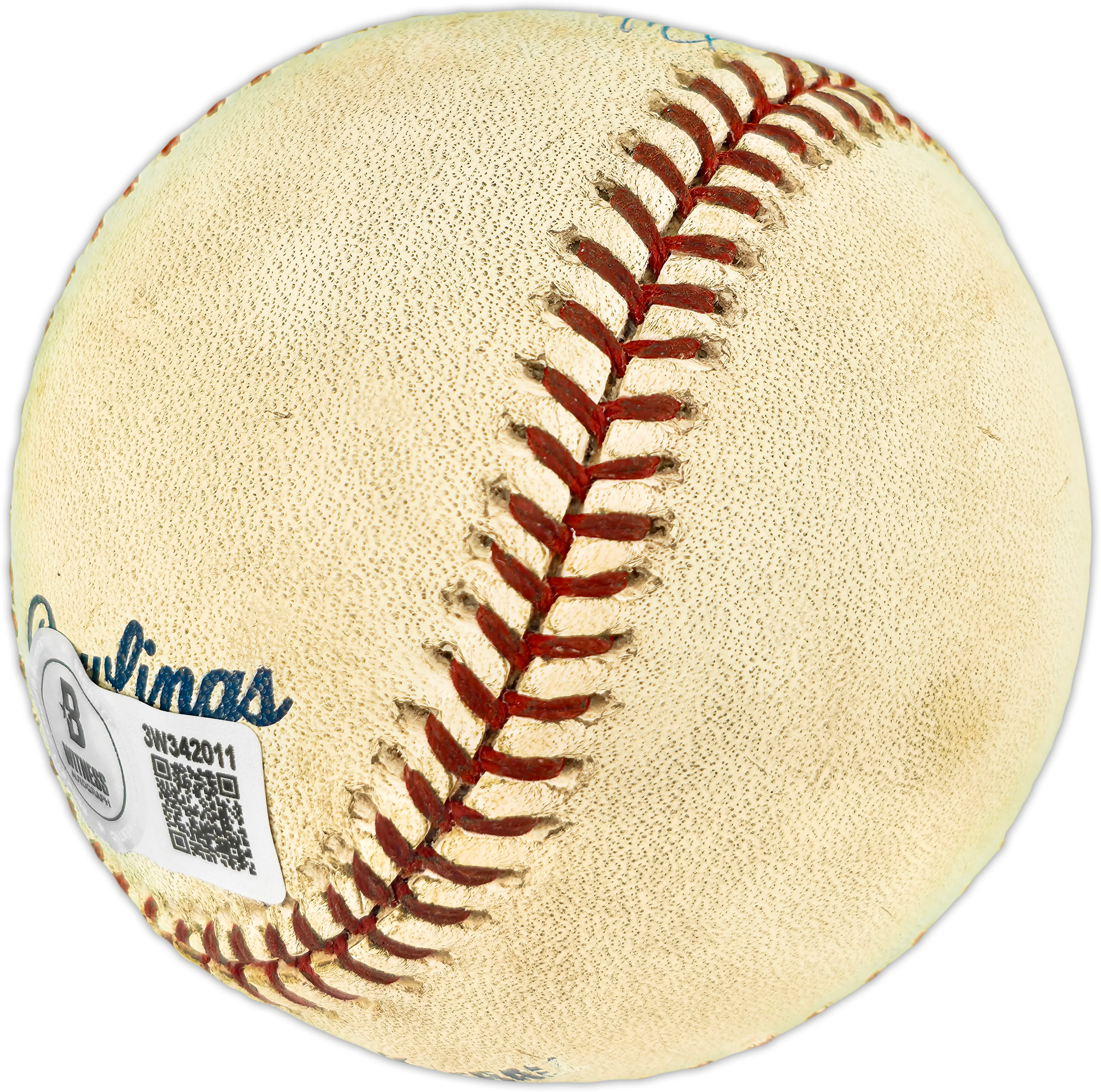 Ken Griffey Jr. Autographed Official Game Used MLB Baseball Seattle Mariners Beckett BAS Witness #3W342011 - Image 3