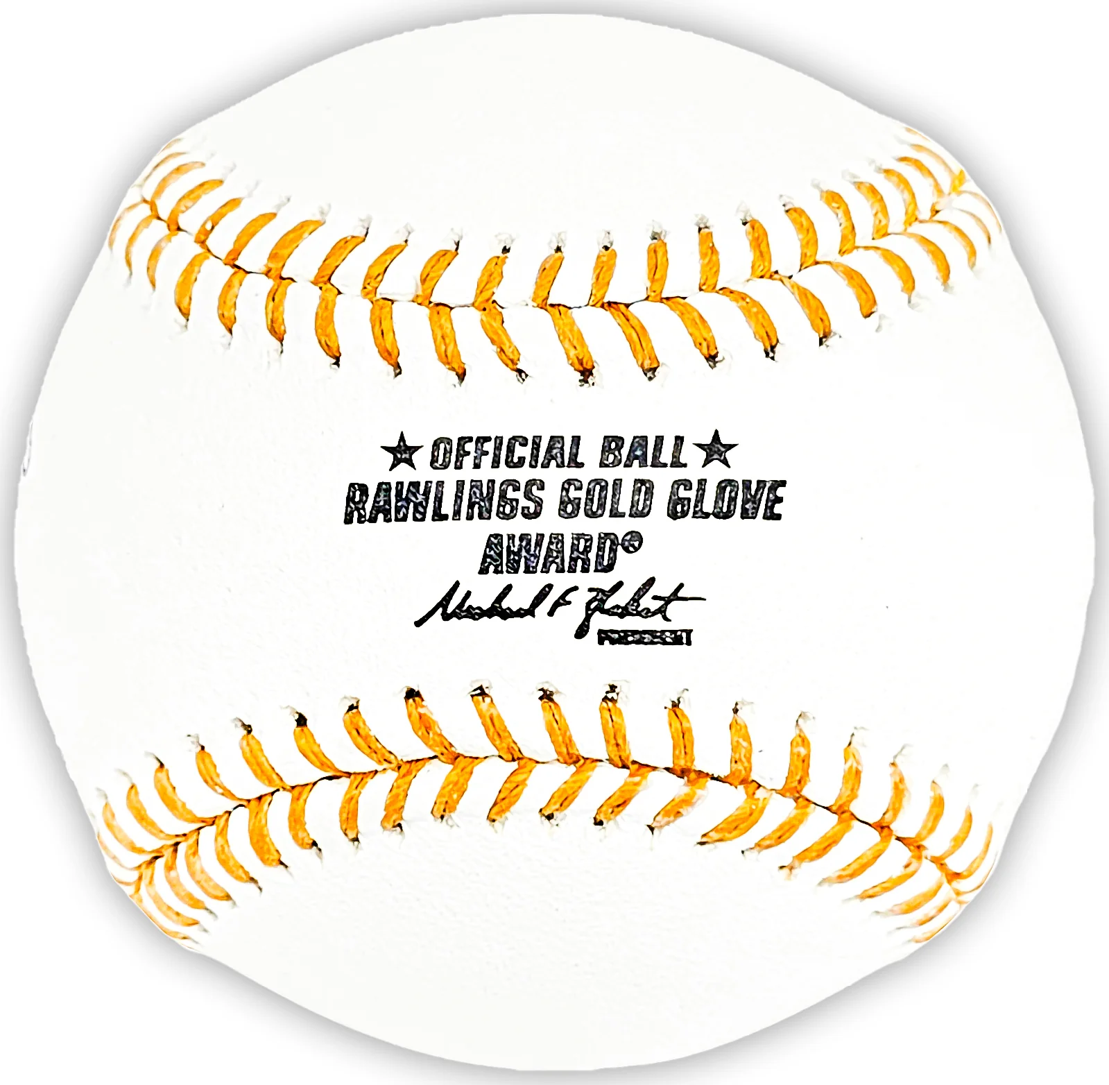 Ken Griffey Jr. Autographed Official Gold Glove Logo Baseball Seattle Mariners Beckett BAS Witness Stock #206029 - Image 3
