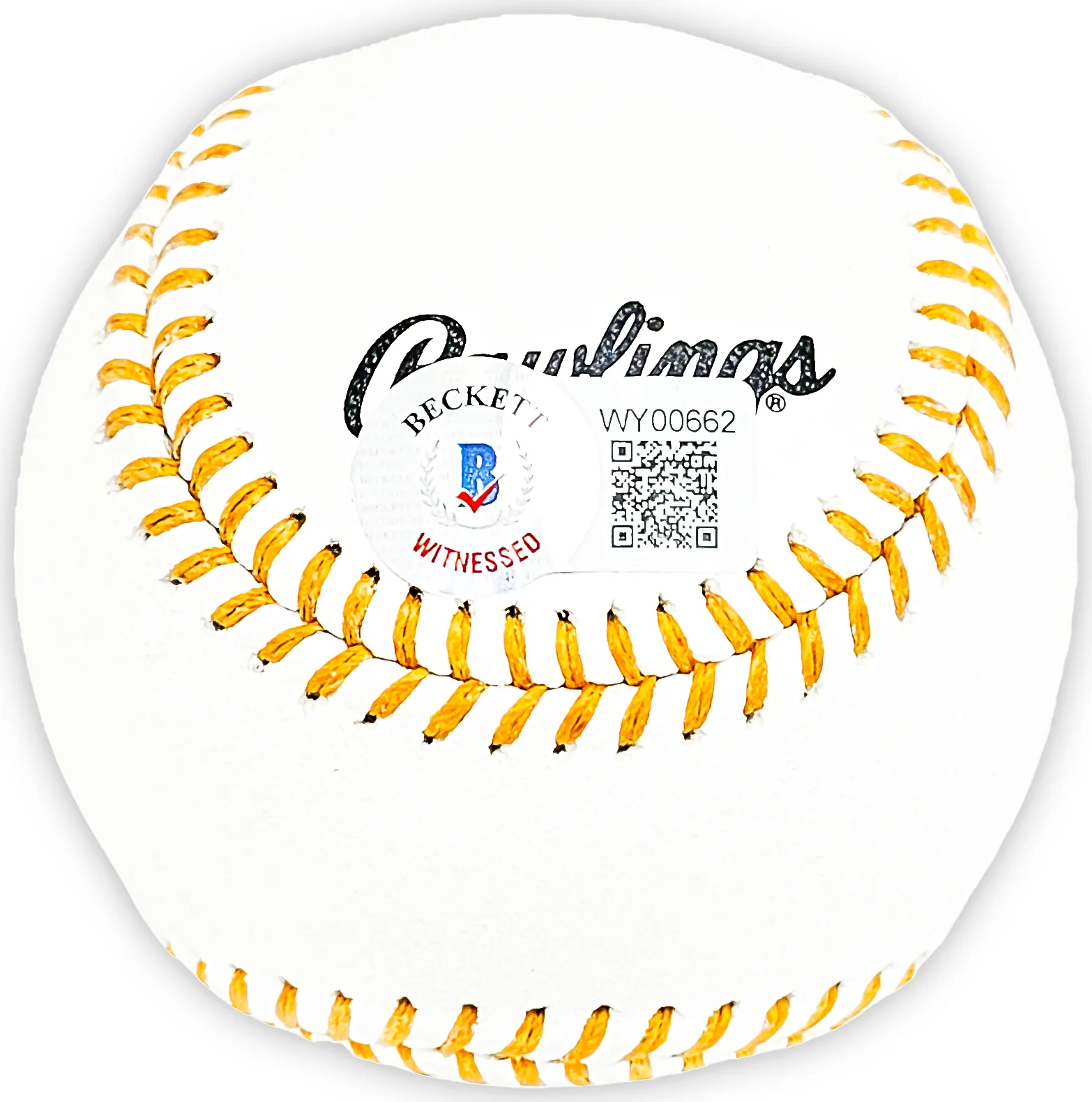 Ken Griffey Jr. Autographed Official Gold Glove Logo Baseball Seattle Mariners Beckett BAS Witness Stock #206029 - Image 5