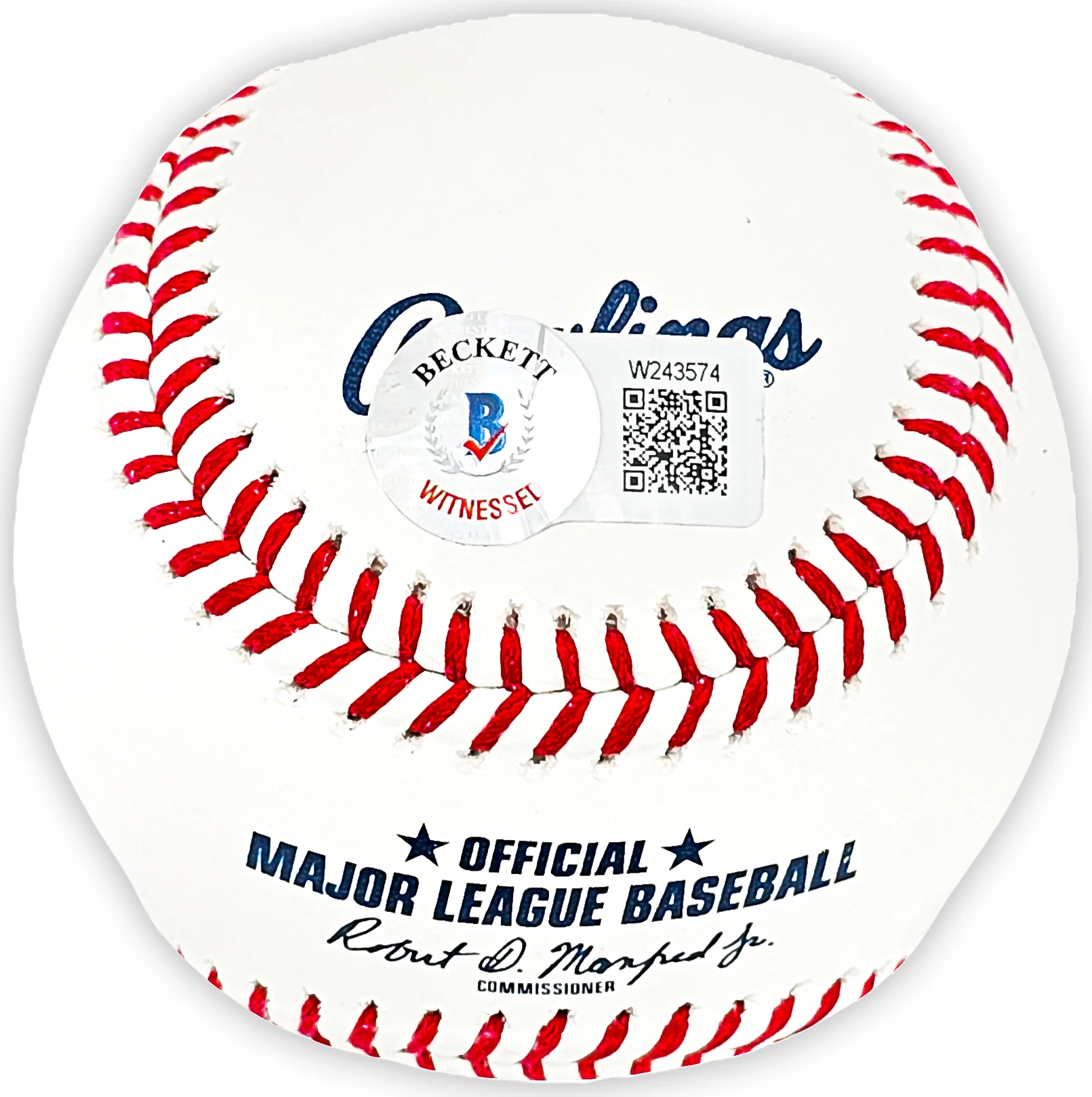 Ken Griffey Jr. Autographed Official MLB Baseball Seattle Mariners "HOF 16" Beckett BAS Witness Stock #212463 - Image 4