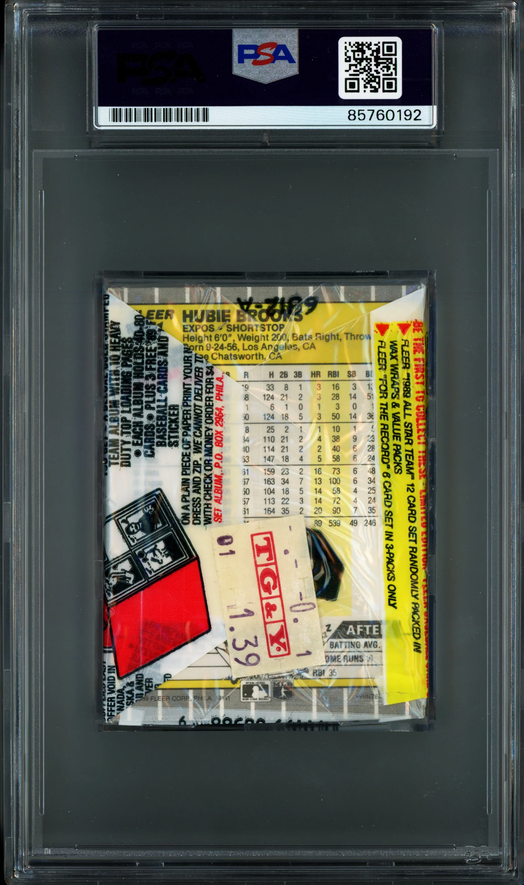 Ken Griffey Jr. Autographed Rookie 1989 Fleer Cello Card Pack Seattle Mariners PSA/DNA #85760192 - Image 2