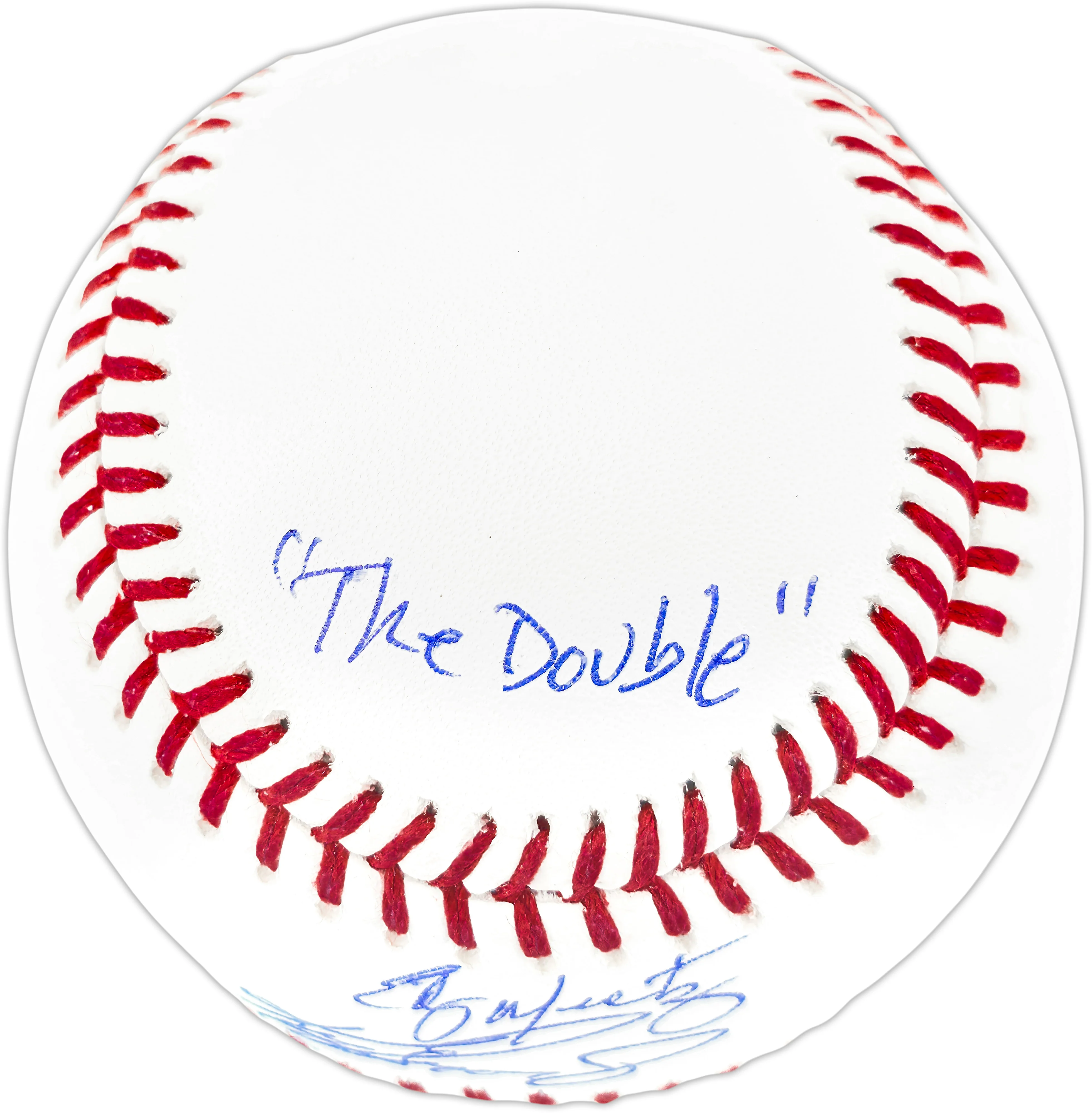 Ken Griffey Jr. & Edgar Martinez Autographed Official MLB Baseball Seattle Mariners LE #/95 "The Double" Beckett BAS Witness Stock #255987 - Image 2