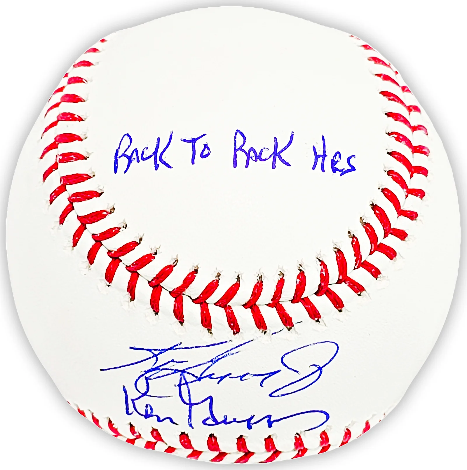 Ken Griffey Jr. & Ken Griffey Sr. Autographed Official MLB Baseball Seattle Mariners "Back To Back HR 9/14/90" Tristar Holo & Beckett BAS Witness Stock #212465 - Image 3