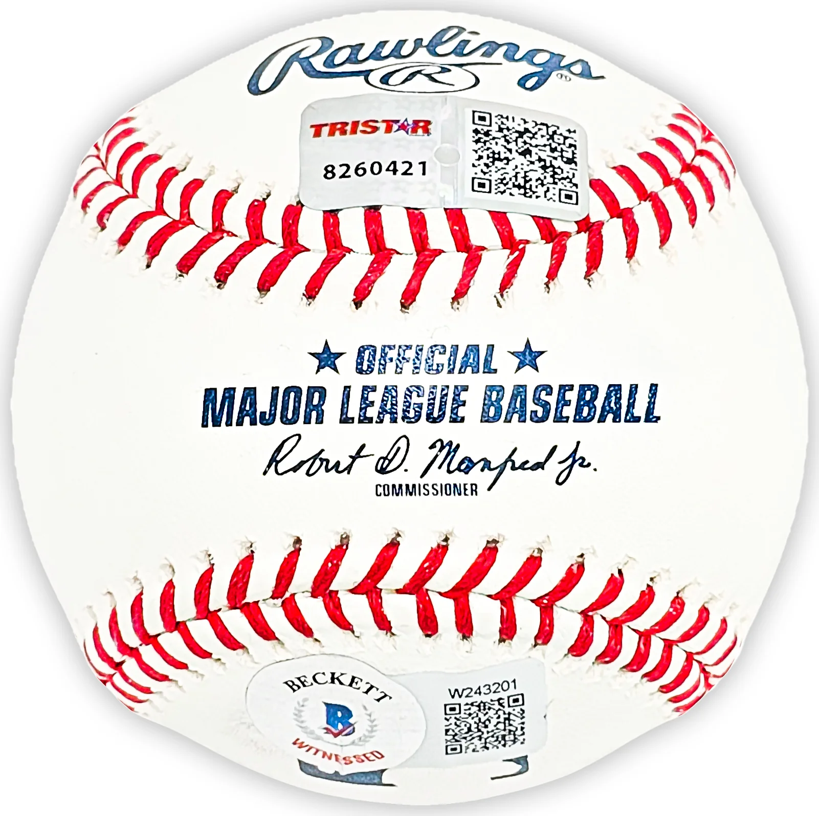 Ken Griffey Jr. & Ken Griffey Sr. Autographed Official MLB Baseball Seattle Mariners "Back To Back HR 9/14/90" Tristar Holo & Beckett BAS Witness Stock #212465 - Image 5