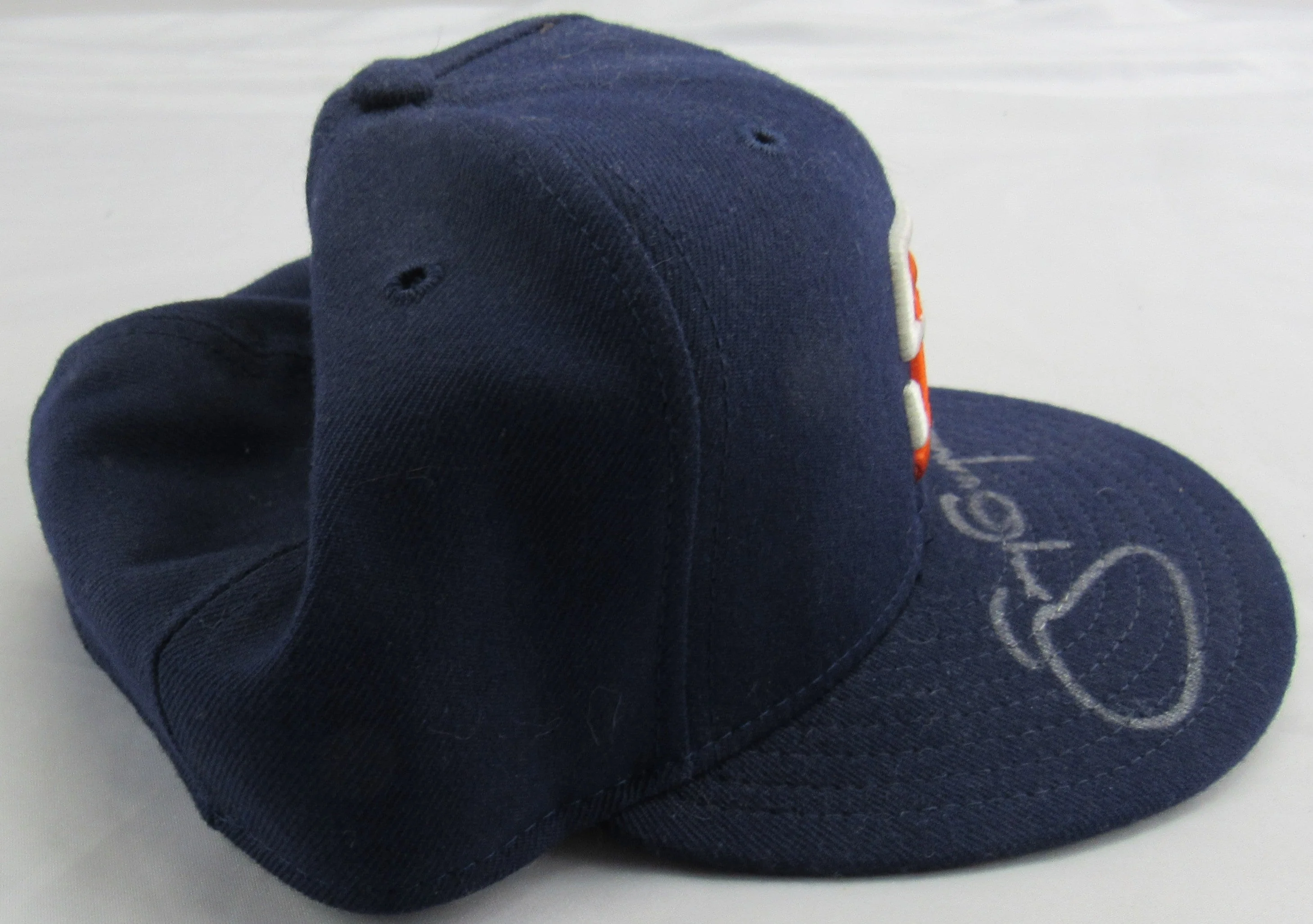 Tony Gwynn Signed Auto Baseball Hat Fleer Hologram - Image 5