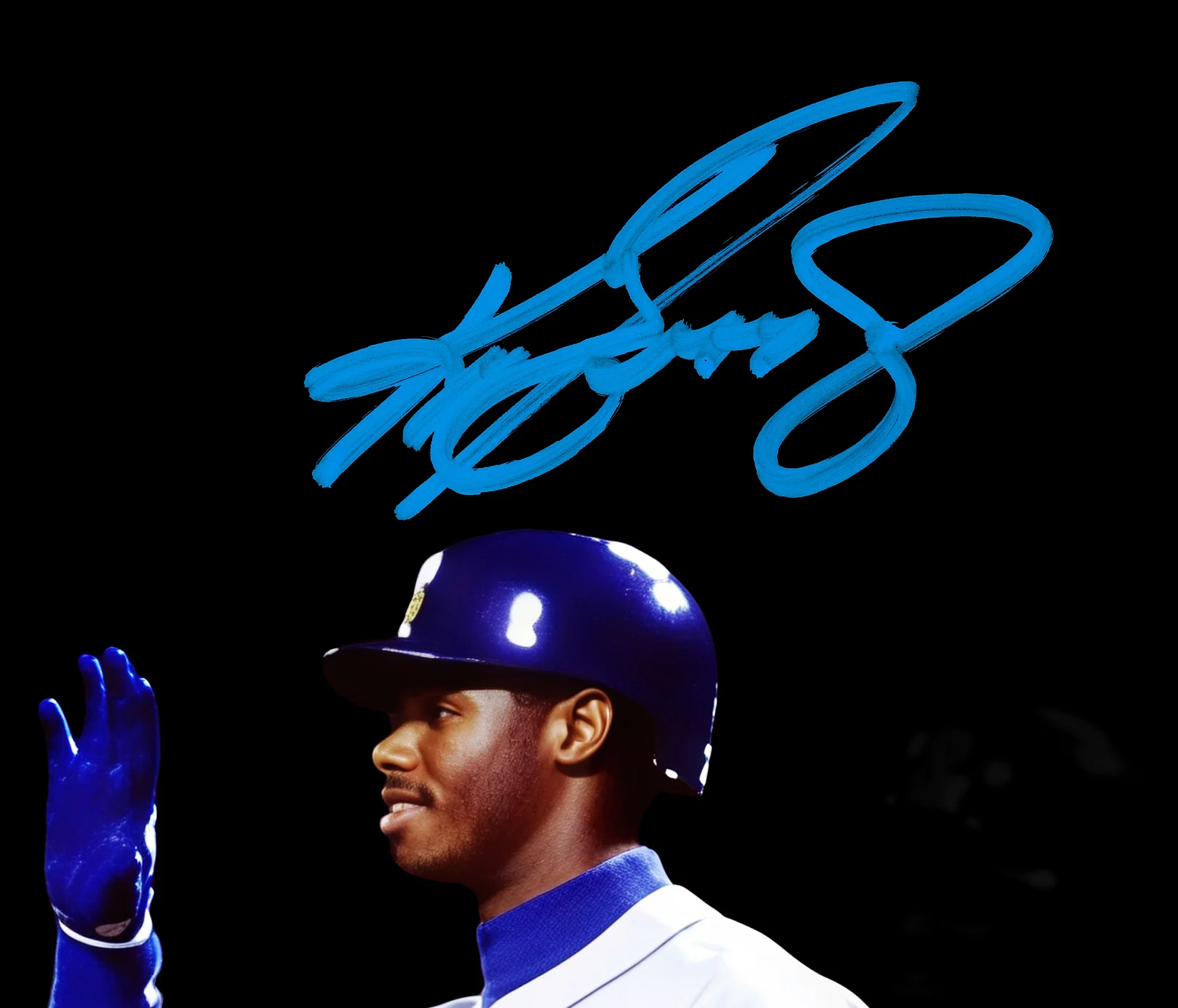 Ken Griffey Jr. & Sr. Autographed 16x20 Photo Seattle Mariners Back To Back Home Runs HR Beckett BAS Witness Stock #252442 - Image 2