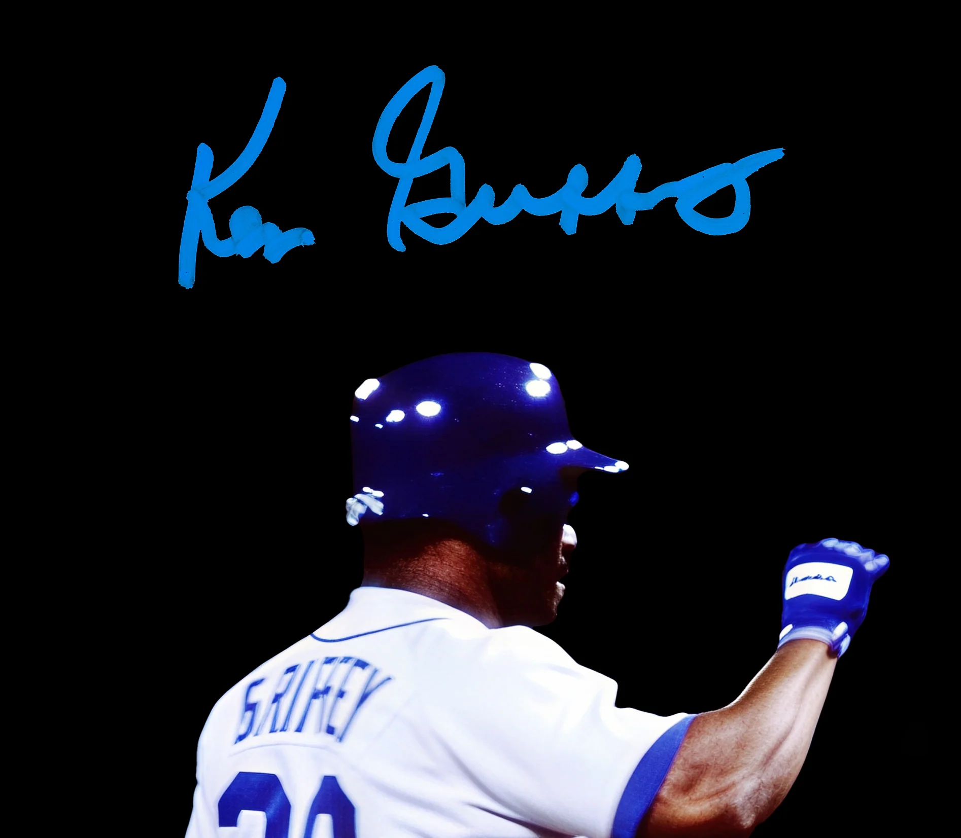 Ken Griffey Jr. & Sr. Autographed Framed 16x20 Photo Seattle Mariners Back To Back HR's Beckett BAS Witness Stock #256661 - Image 4