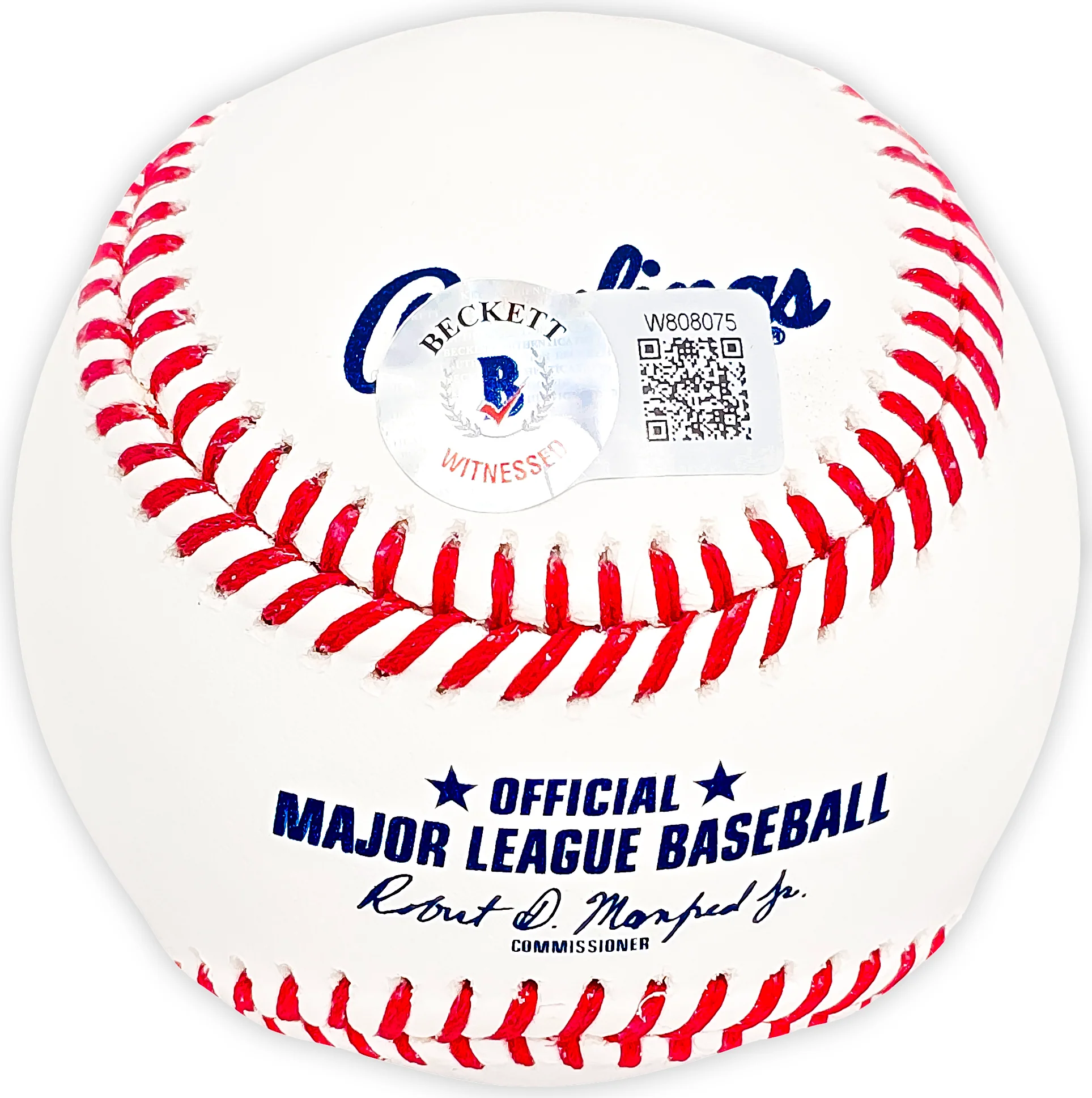 Ken Griffey Sr. Autographed Official MLB Baseball Cincinnati Reds "Big Red Machine" Beckett BAS Witness Stock #218599 - Image 3