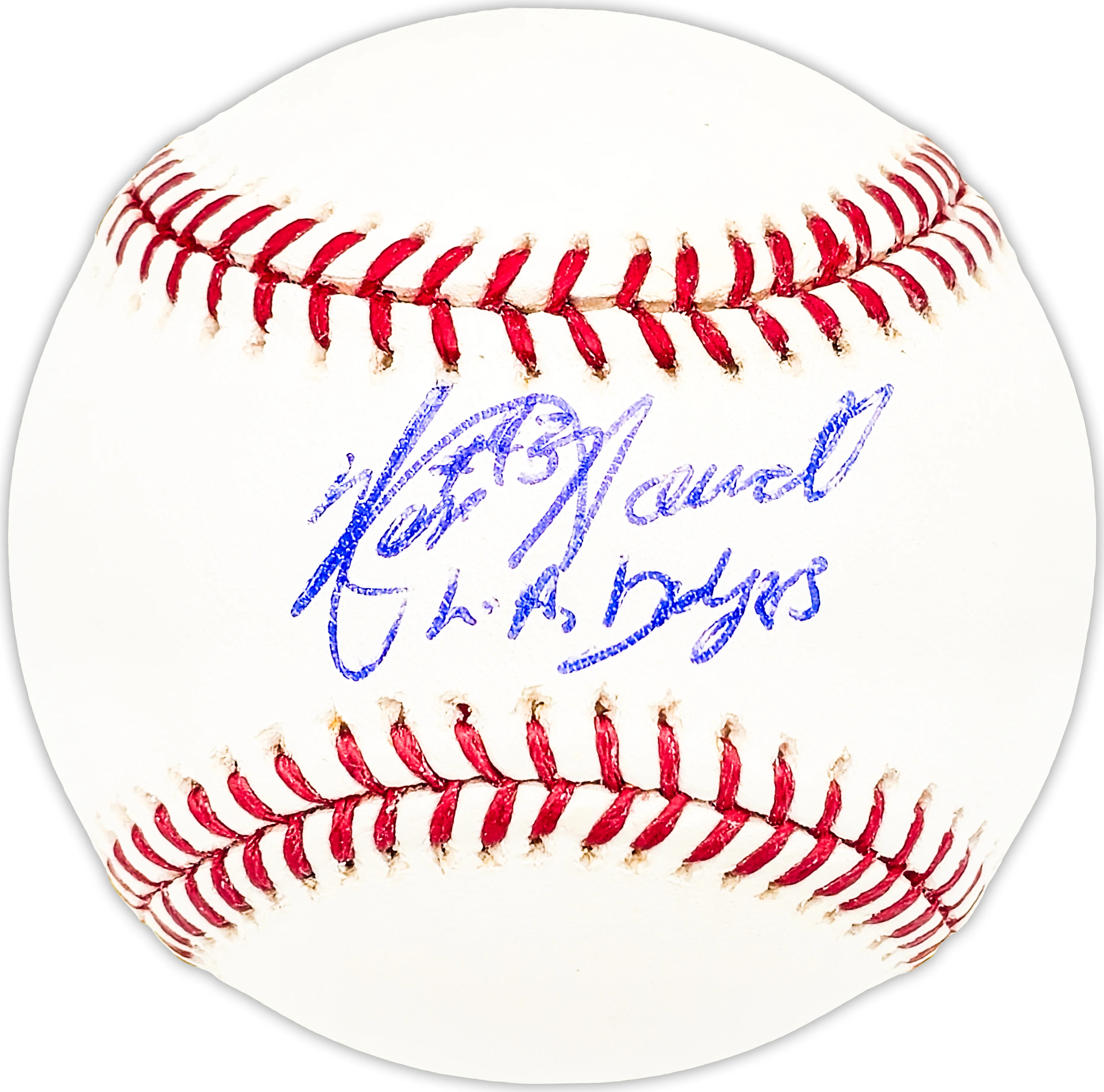 Ken Howell Autographed Official MLB Baseball Los Angeles Dodgers "LA Dodgers" Beckett BAS QR #BM25717