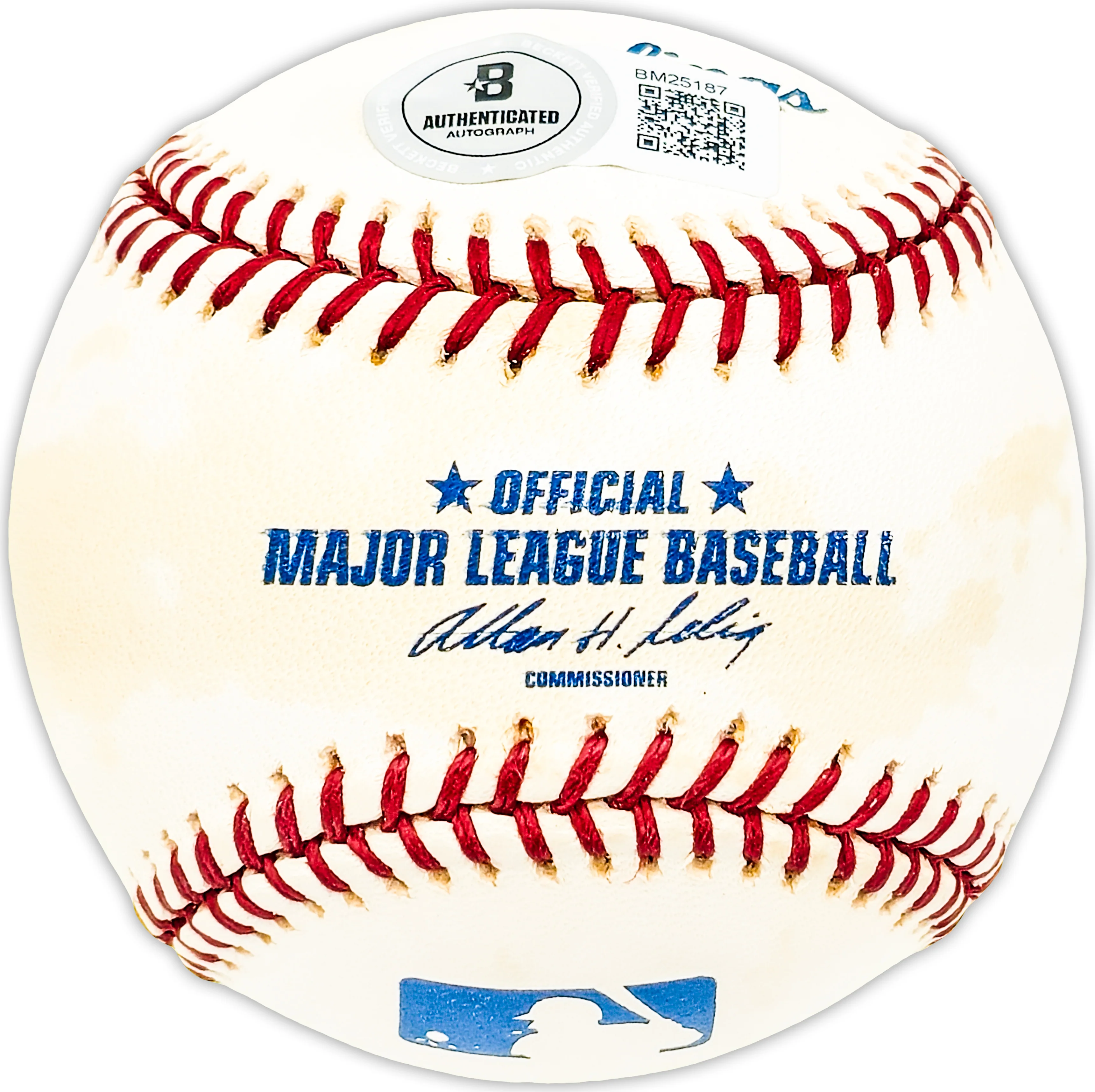 Ken Landreaux Autographed Official MLB Baseball Los Angeles Dodgers "#44 LA Dodgers" Beckett BAS QR #BM25187 - Image 2