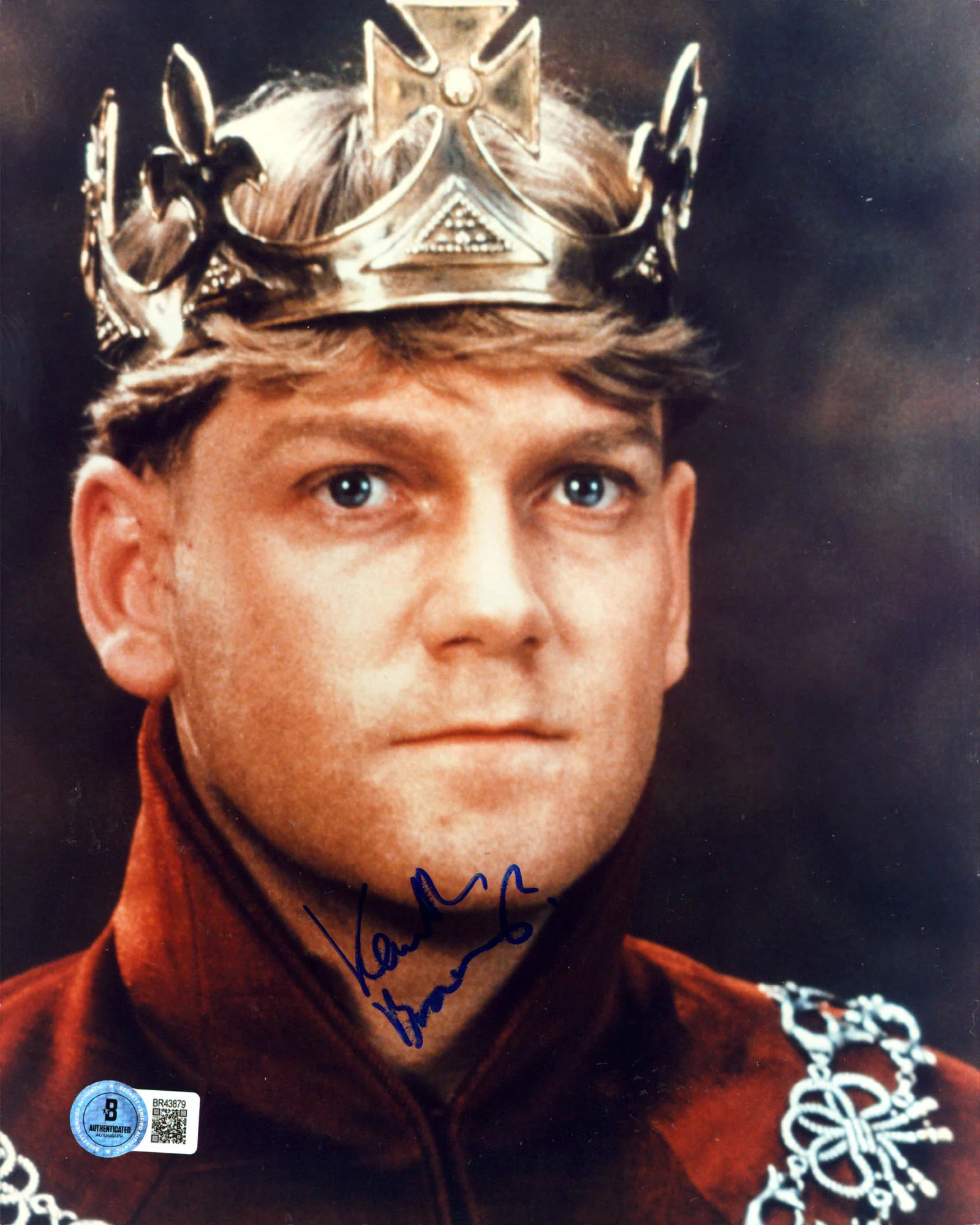 Kenneth Branagh Henry V Authentic Signed 8x10 Vertical Photo BAS #BR43879 - Image 2
