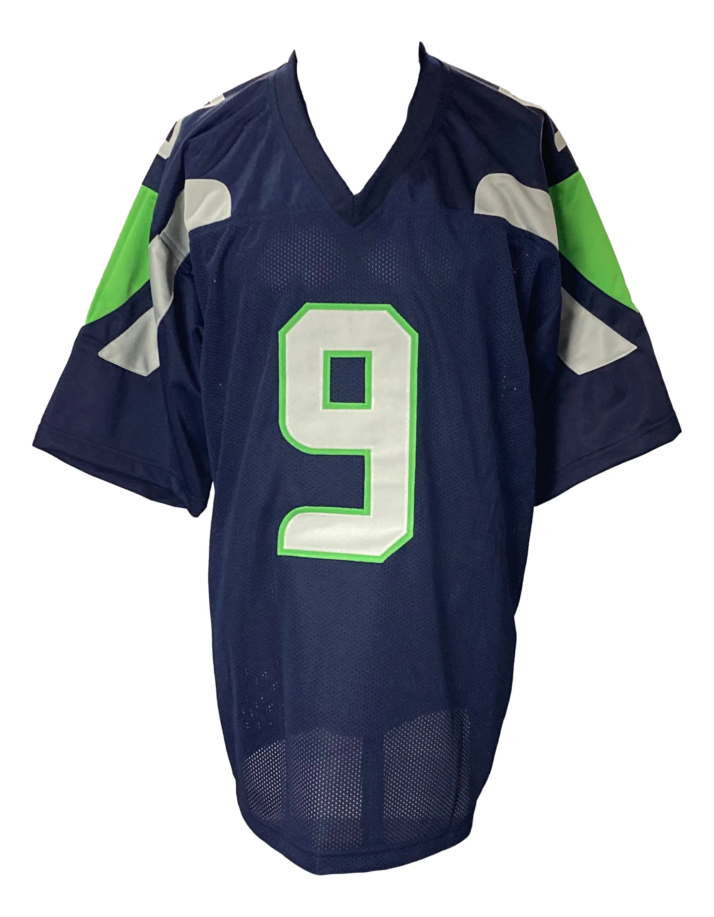 Kenneth Walker III Seattle Signed Navy Blue Football Jersey BAS - Image 3