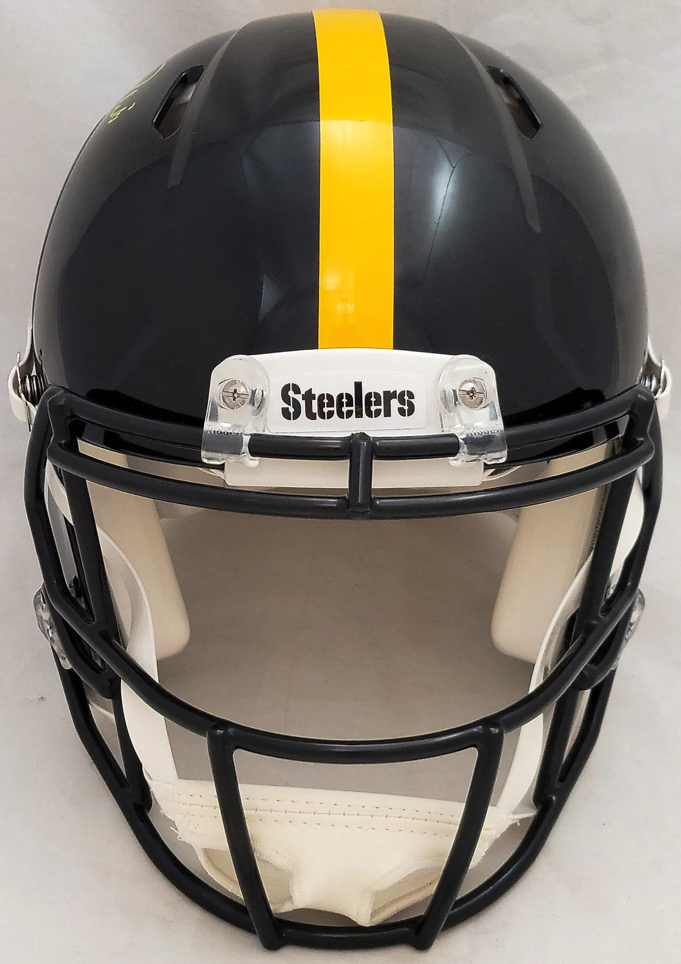 Kenny Pickett Autographed Pittsburgh Steelers Black Full Size Authentic Speed Helmet Beckett BAS QR Stock #205920 - Image 5