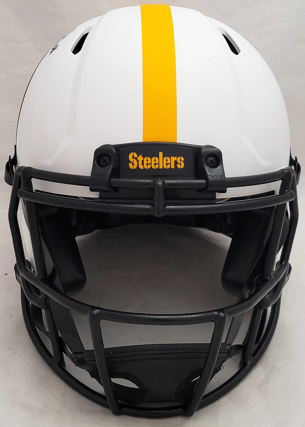 Kenny Pickett Autographed Pittsburgh Steelers Lunar Eclipse White Full Size Authentic Speed Helmet Beckett BAS QR Stock #205922 - Image 5