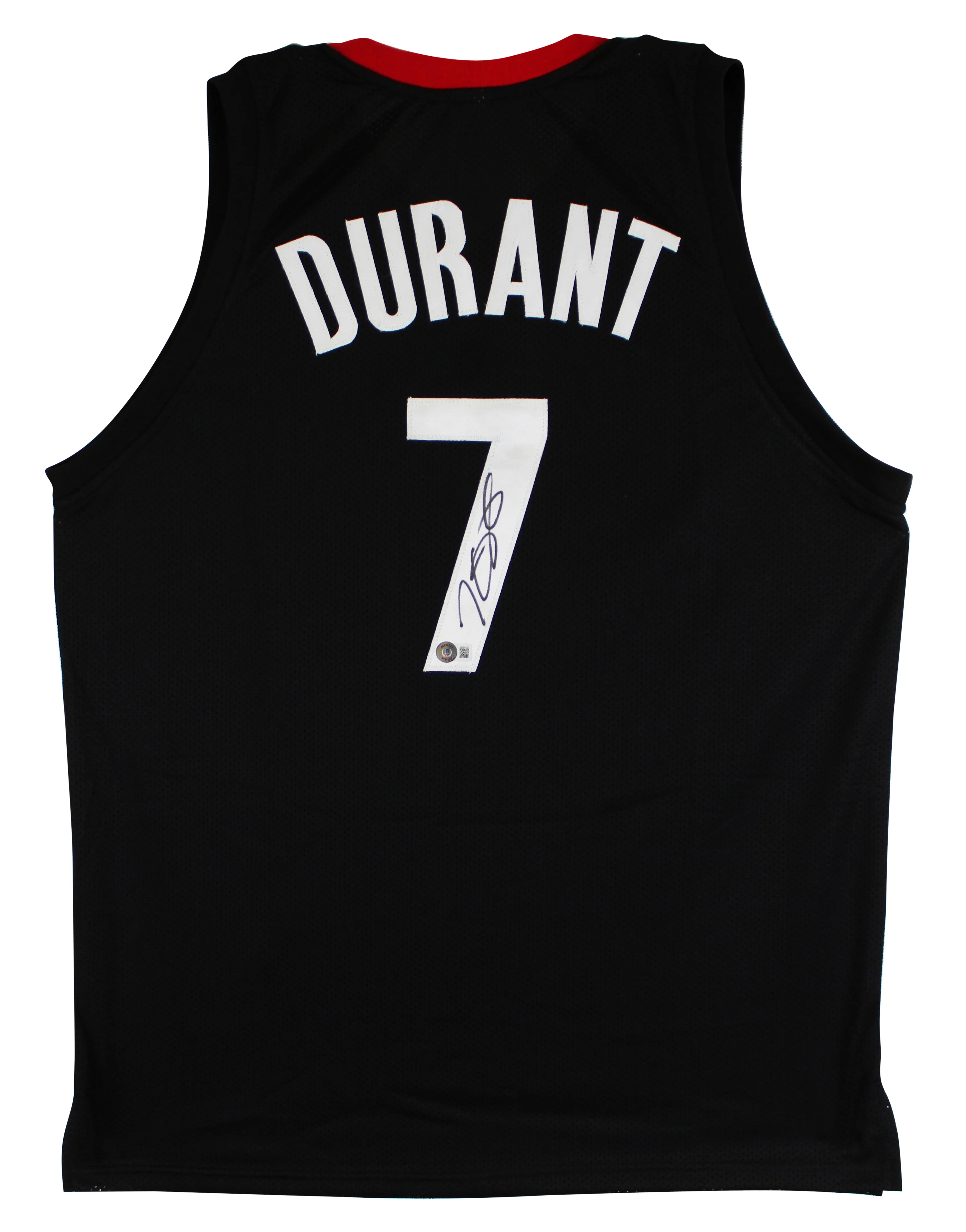 Kevin Durant Authentic Signed Black Pro Style Jersey Autographed BAS Witnessed - Image 2