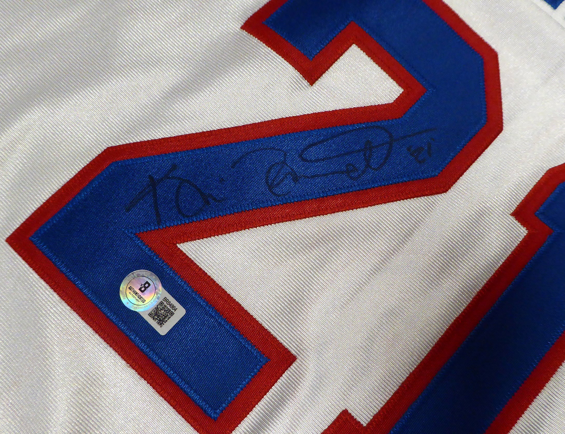 Kevin Garnett Autographed White 1995 McDonald's All American Jersey Size 48 Beckett BAS QR #BR84864 - Image 3