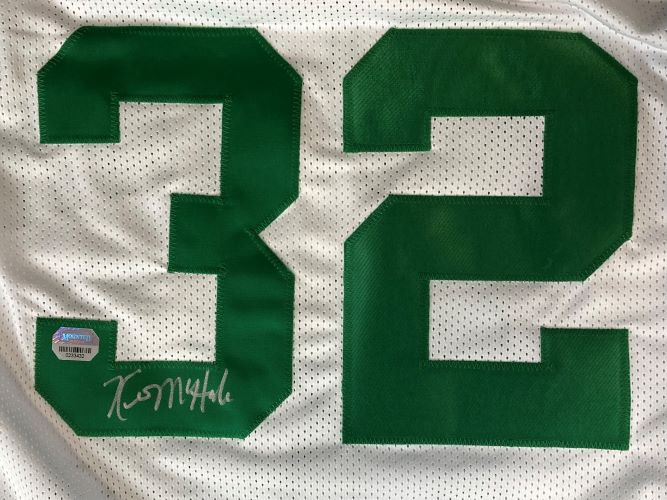 Kevin McHale Boston Signed White Basketball Jersey Mounted Memories - Image 2