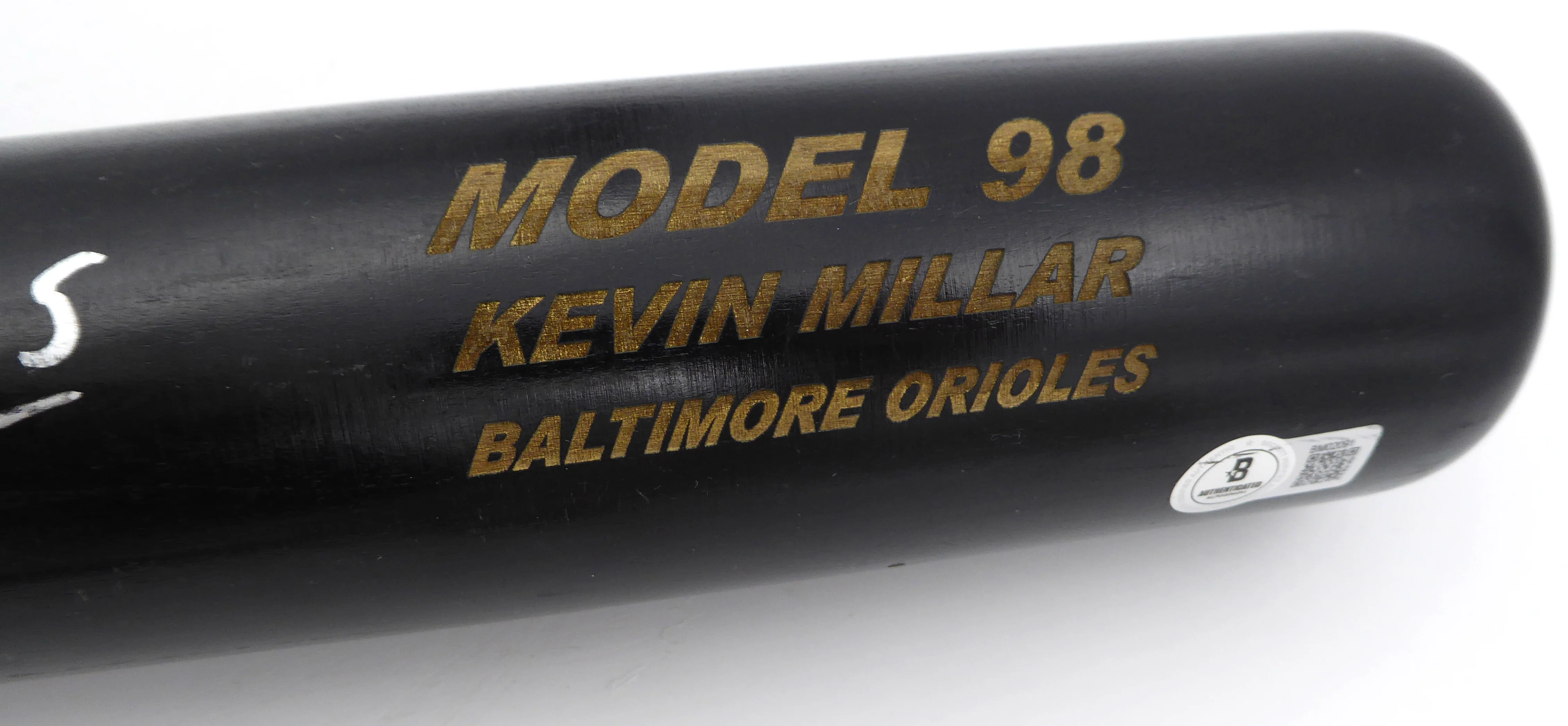 Kevin Millar Autographed Game Model Max Bat Baltimore Orioles Beckett BAS QR #BM02091 - Image 4