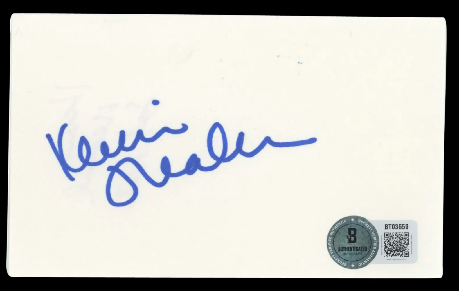 Kevin Nealon Saturday Night Live Authentic Signed 3x5 Index Card BAS #BT03659 - Image 2