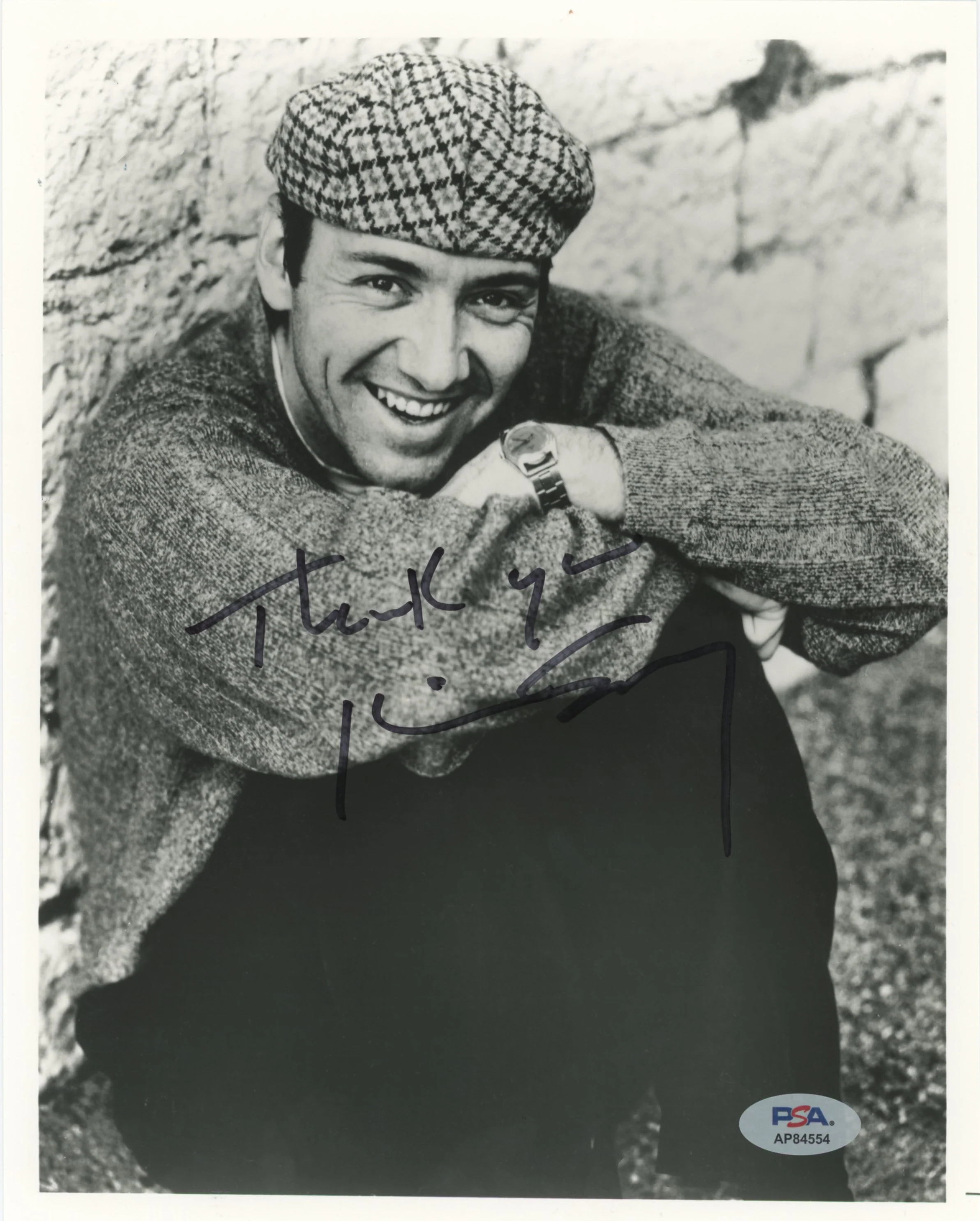Kevin Spacey L.A. Confidential "Thank You" Signed 8x10 Photo PSA AP84554