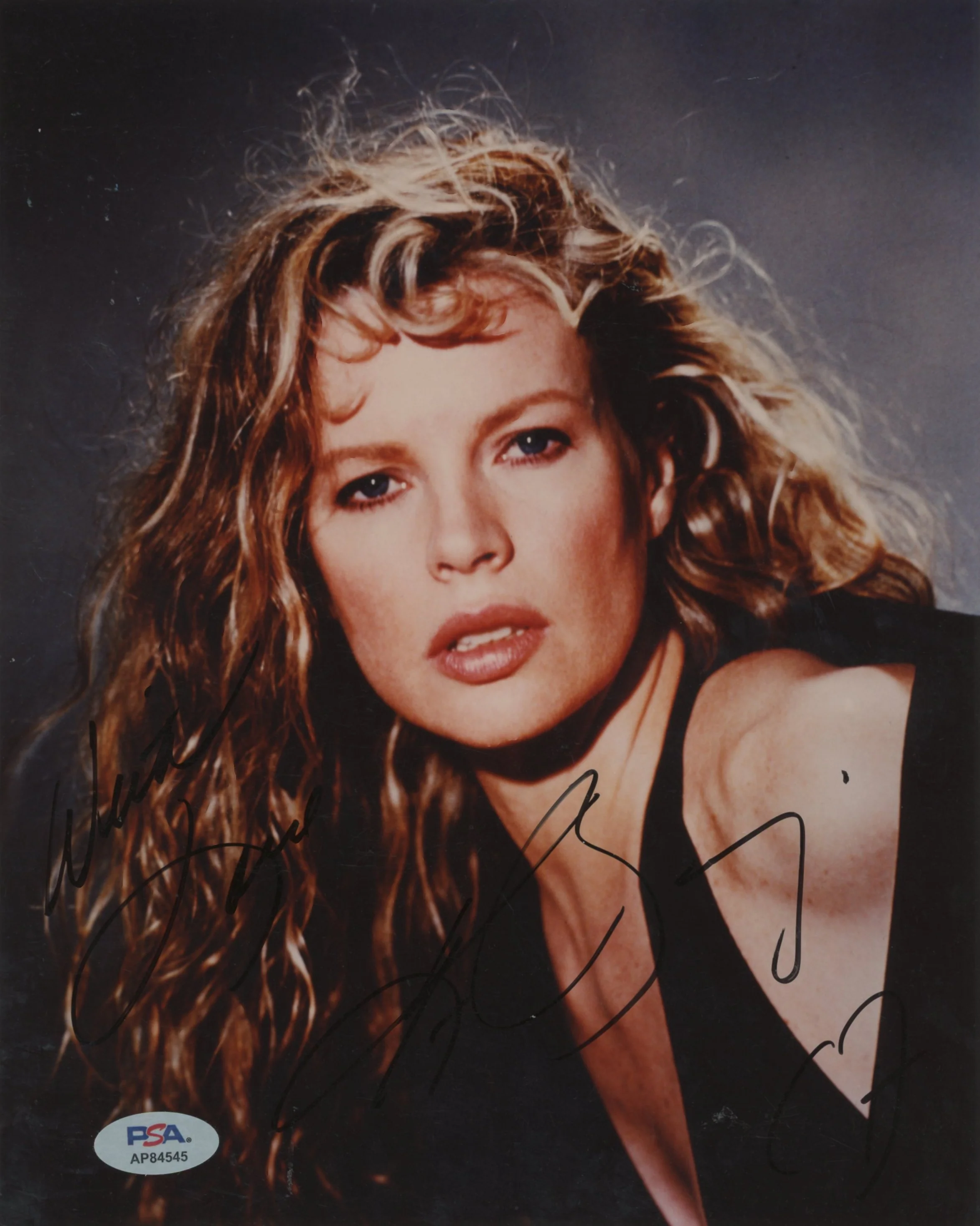 Kim Bassinger Never Again "With Love" Authentic Signed 8x10 Photo PSA #AP84545 - Image 2