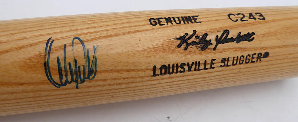 Kirby Puckett Autographed C243 Game Model Louisville Slugger Bat Minnesota Twins Beckett BAS QR #AE85514 - Image 2