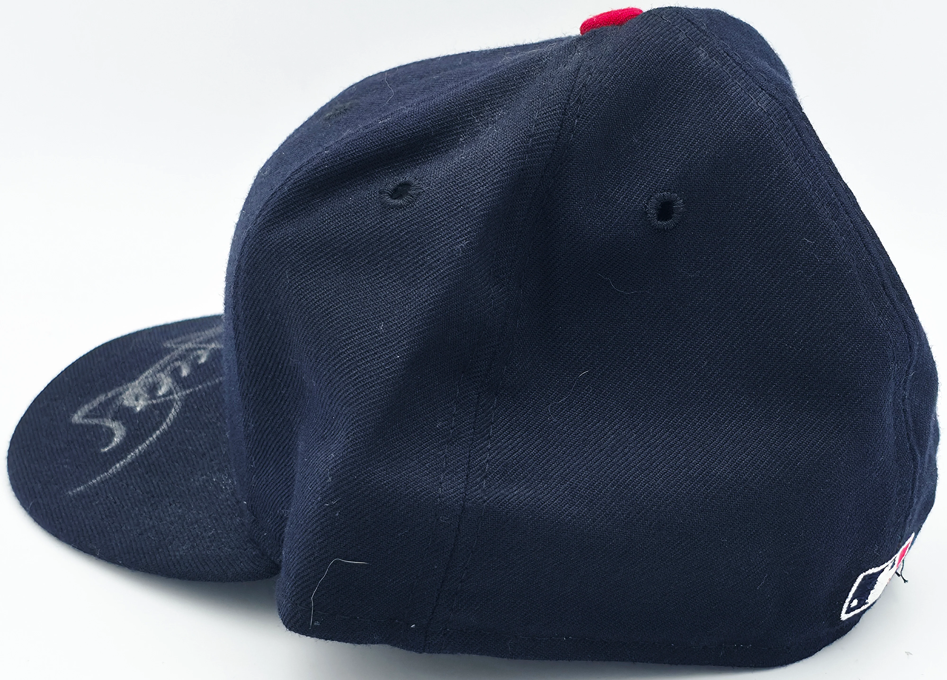 Kirby Puckett Autographed Navy Blue Fleer New Era Hat Minnesota Twins Beckett BAS #AE16683 - Image 3