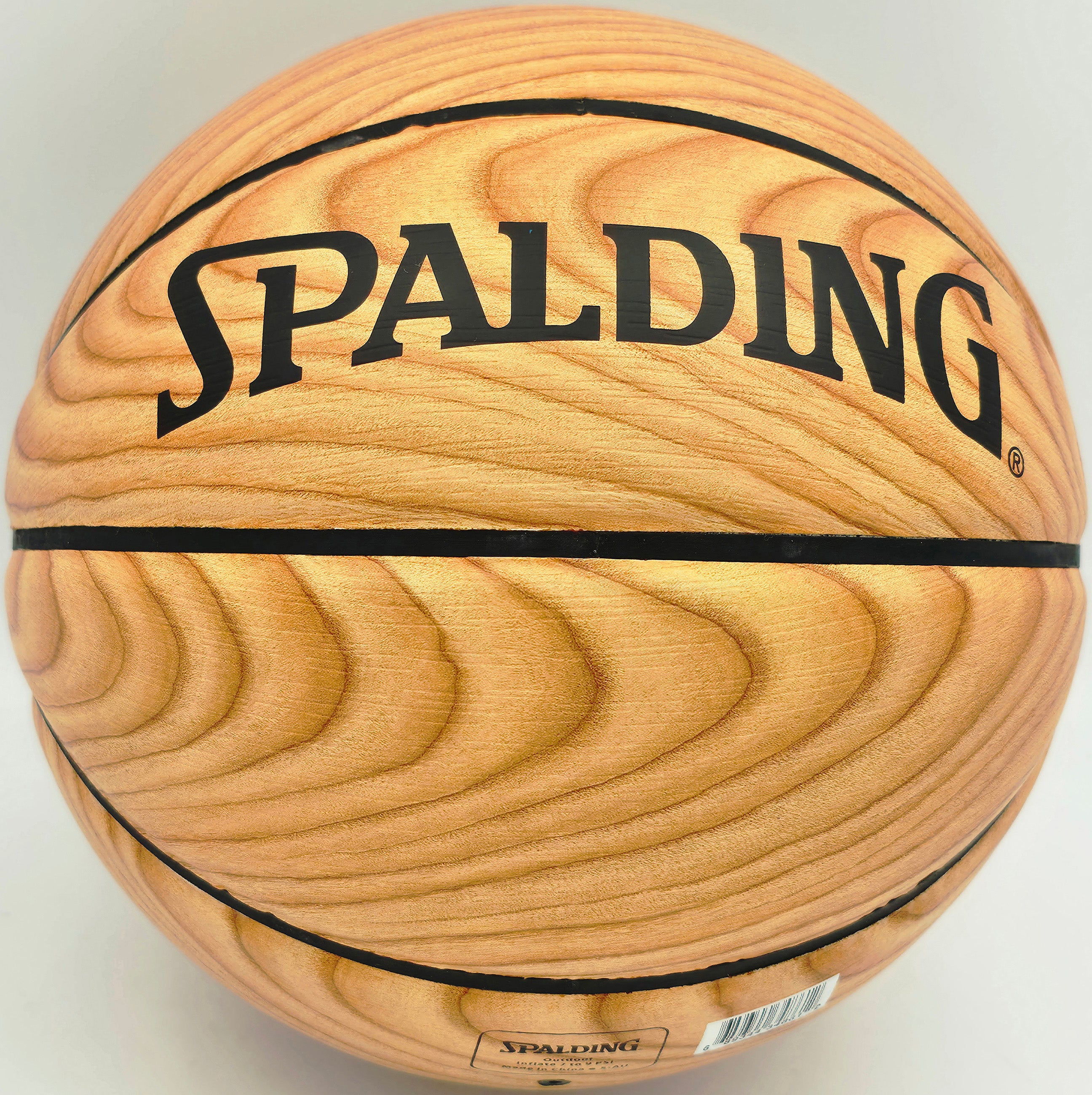Kon Knueppel Autographed Official Spalding Charlotte Hornets Wood Logo Basketball Fanatics Holo Stock #262371 - Image 3