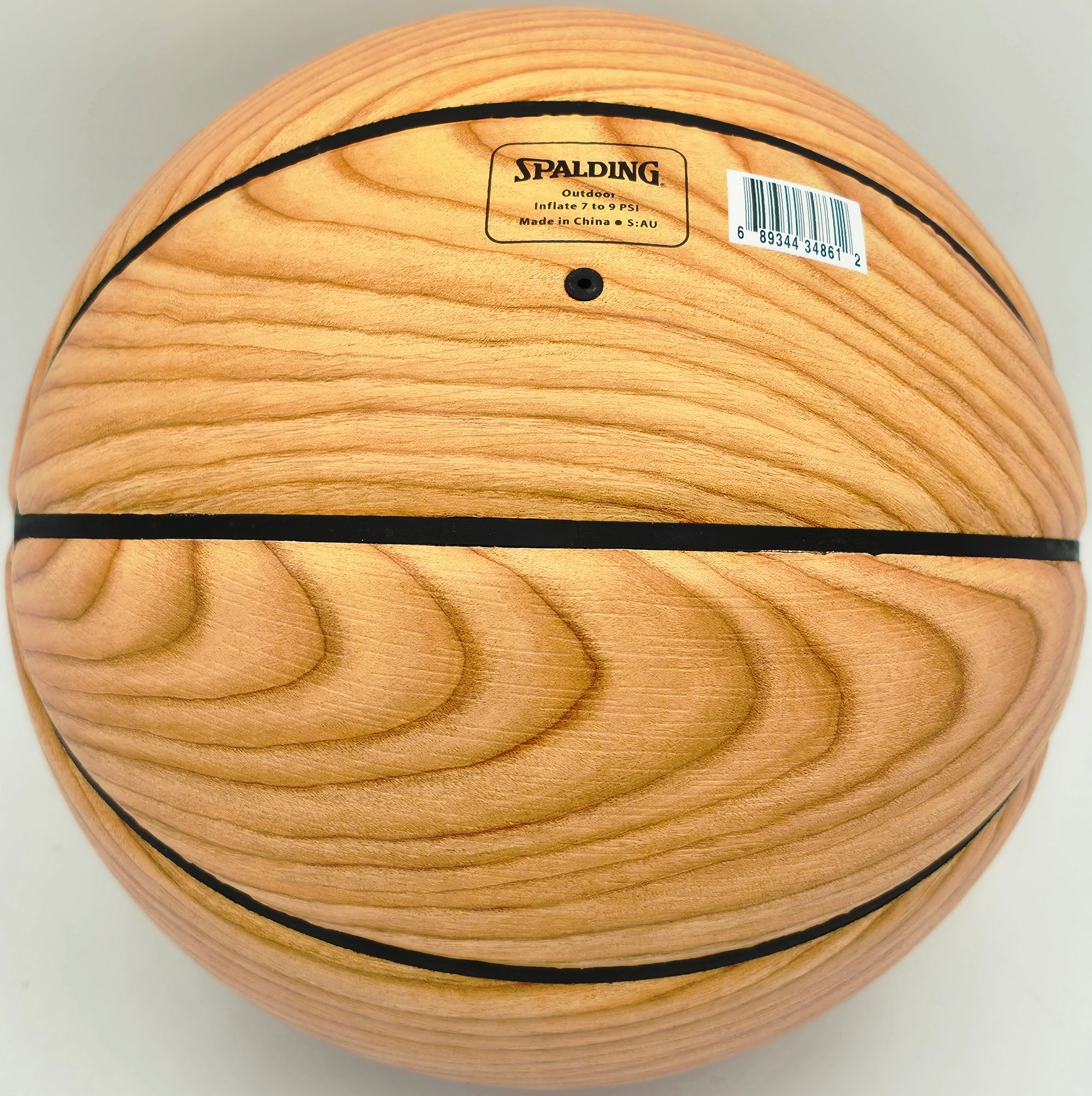 Kon Knueppel Autographed Official Spalding Charlotte Hornets Wood Logo Basketball Fanatics Holo Stock #262371 - Image 4