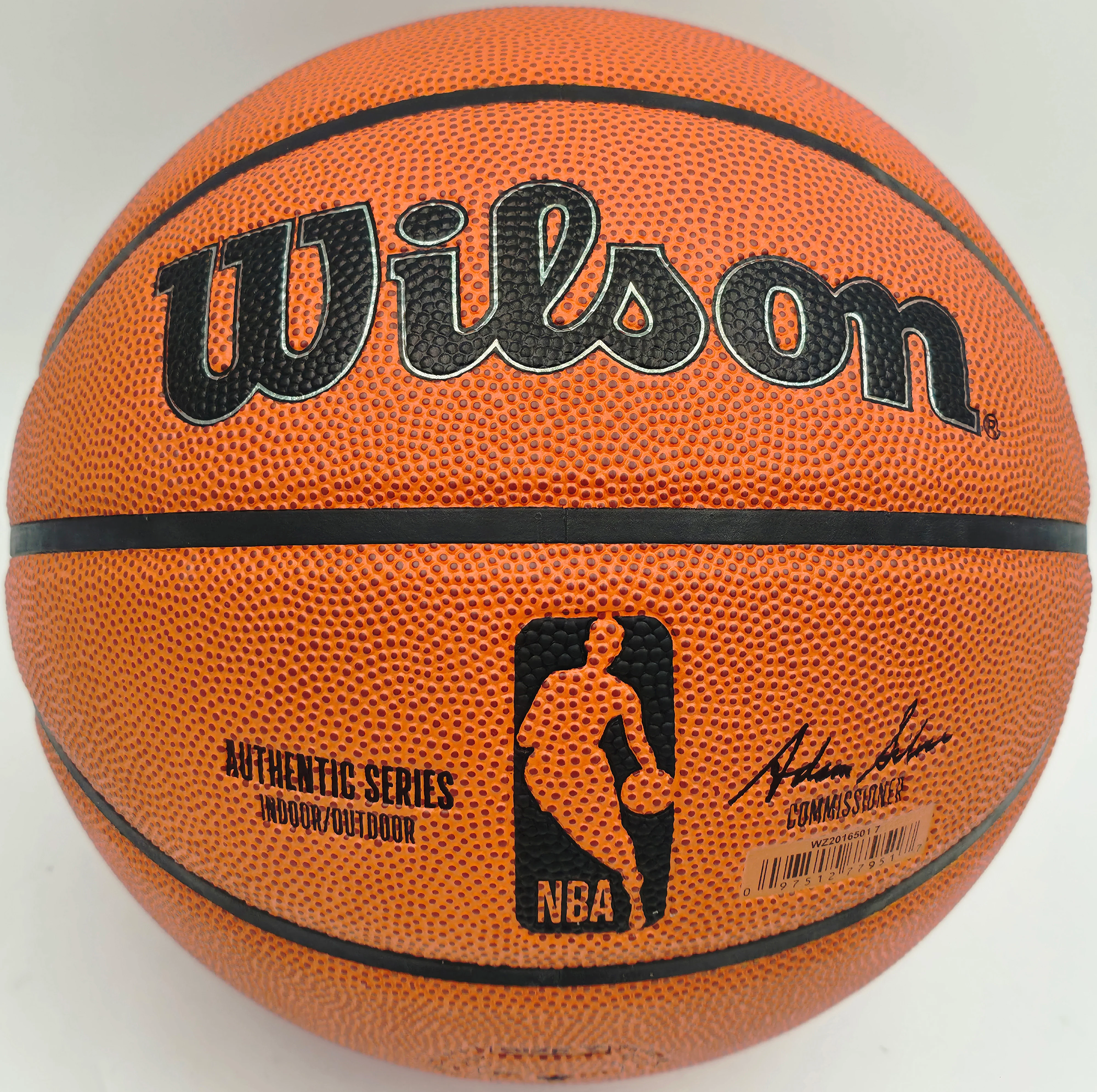 Kon Knueppel Autographed Wilson Authentic Series I/O Basketball Charlotte Hornets Fanatics Holo Stock #262373 - Image 3