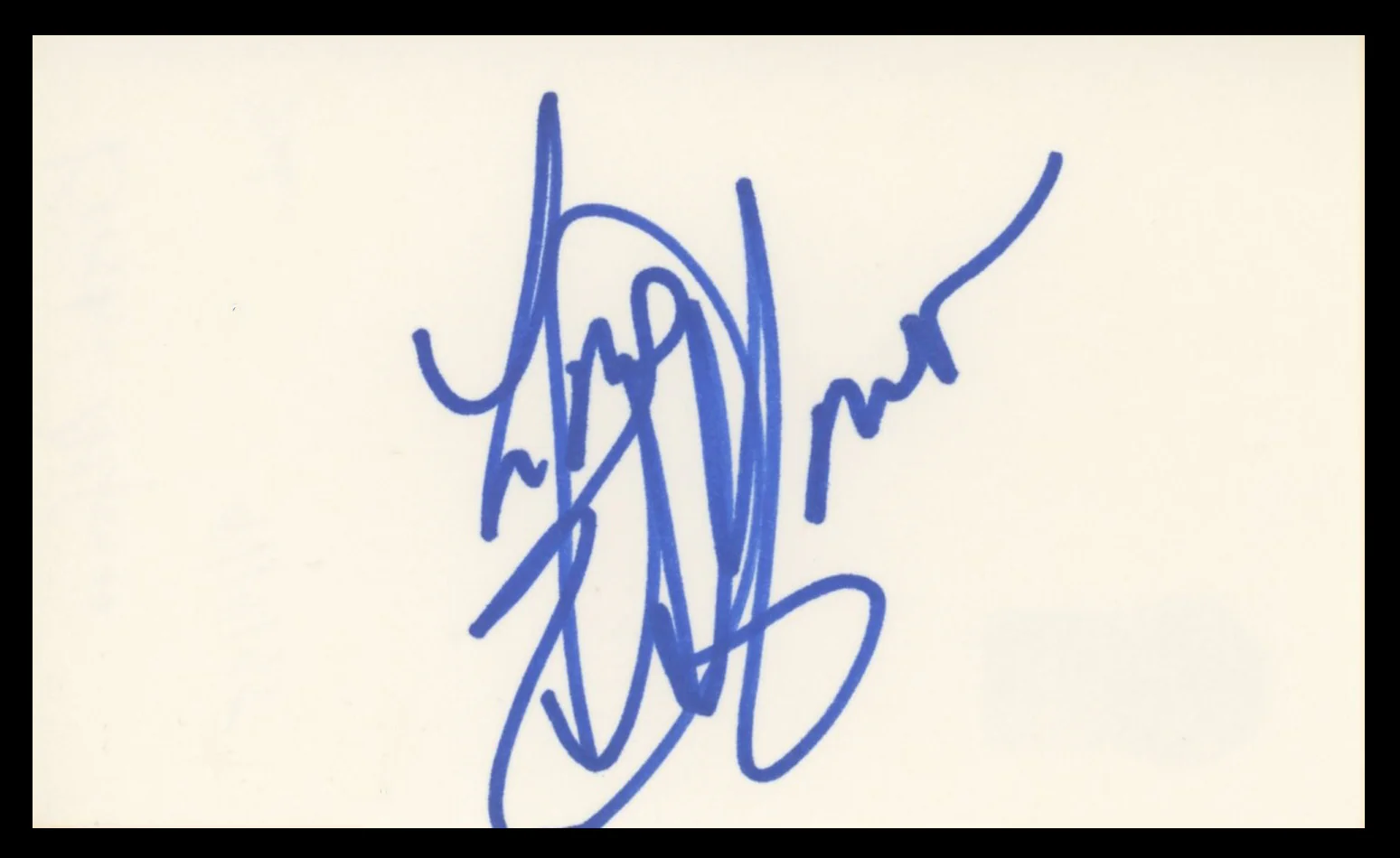 Kristian Alfonso Days of Our Lives Authentic Signed 3x5 Index Card BAS #BV59123 - Image 2