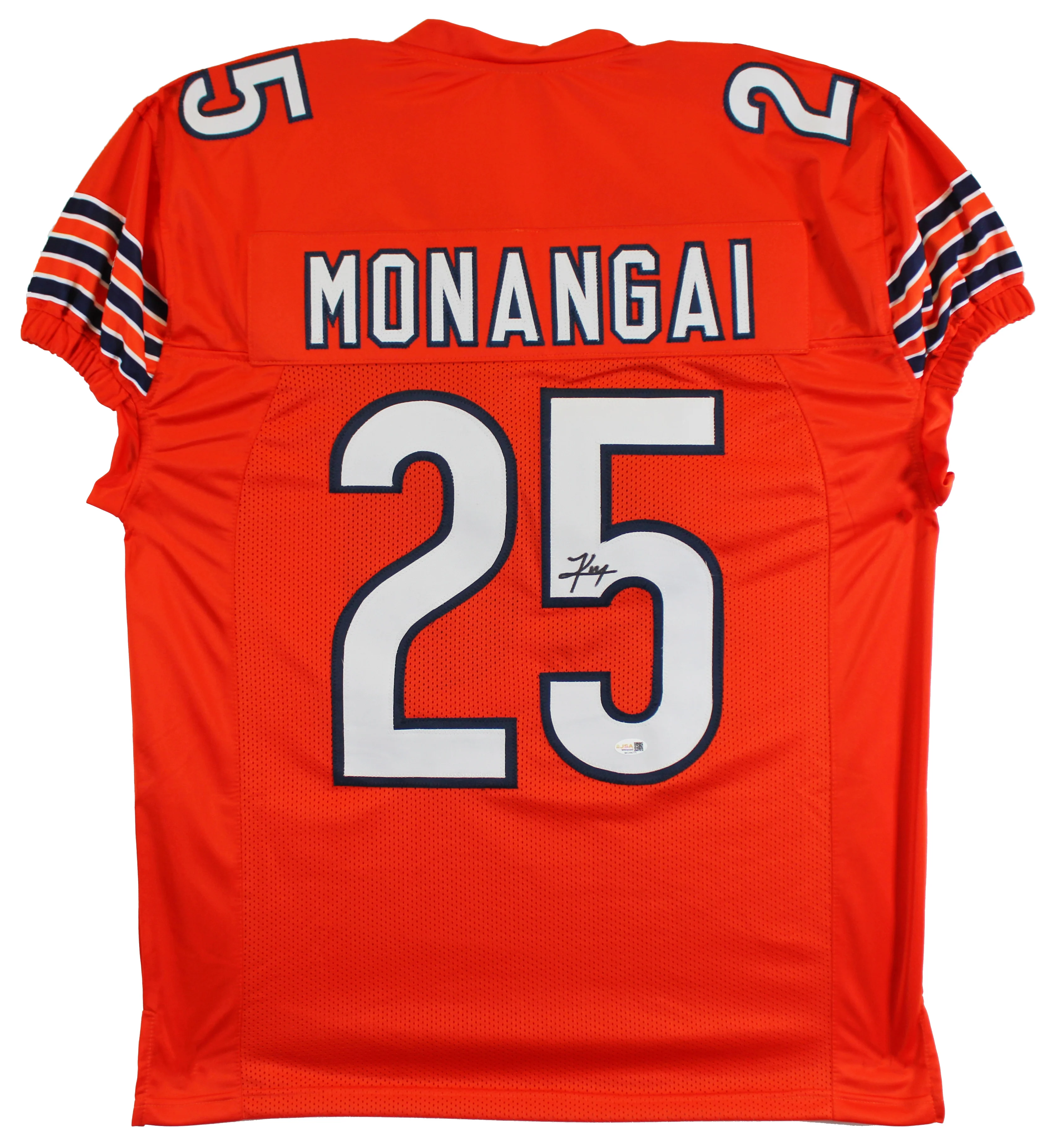 Kyle Monangai Authentic Signed Orange Pro Style Jersey Autographed JSA Witness - Image 2